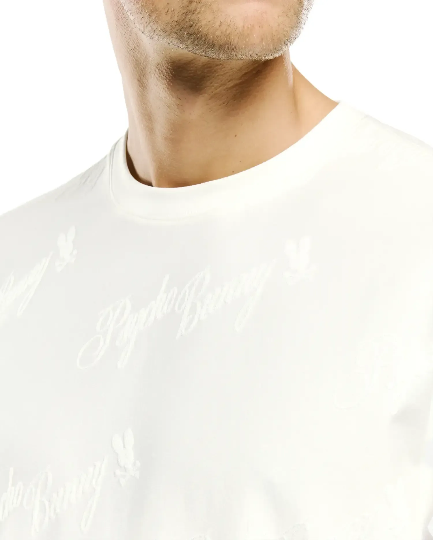 Mens Lenny Relaxed Jacquard Tee – MT0200441