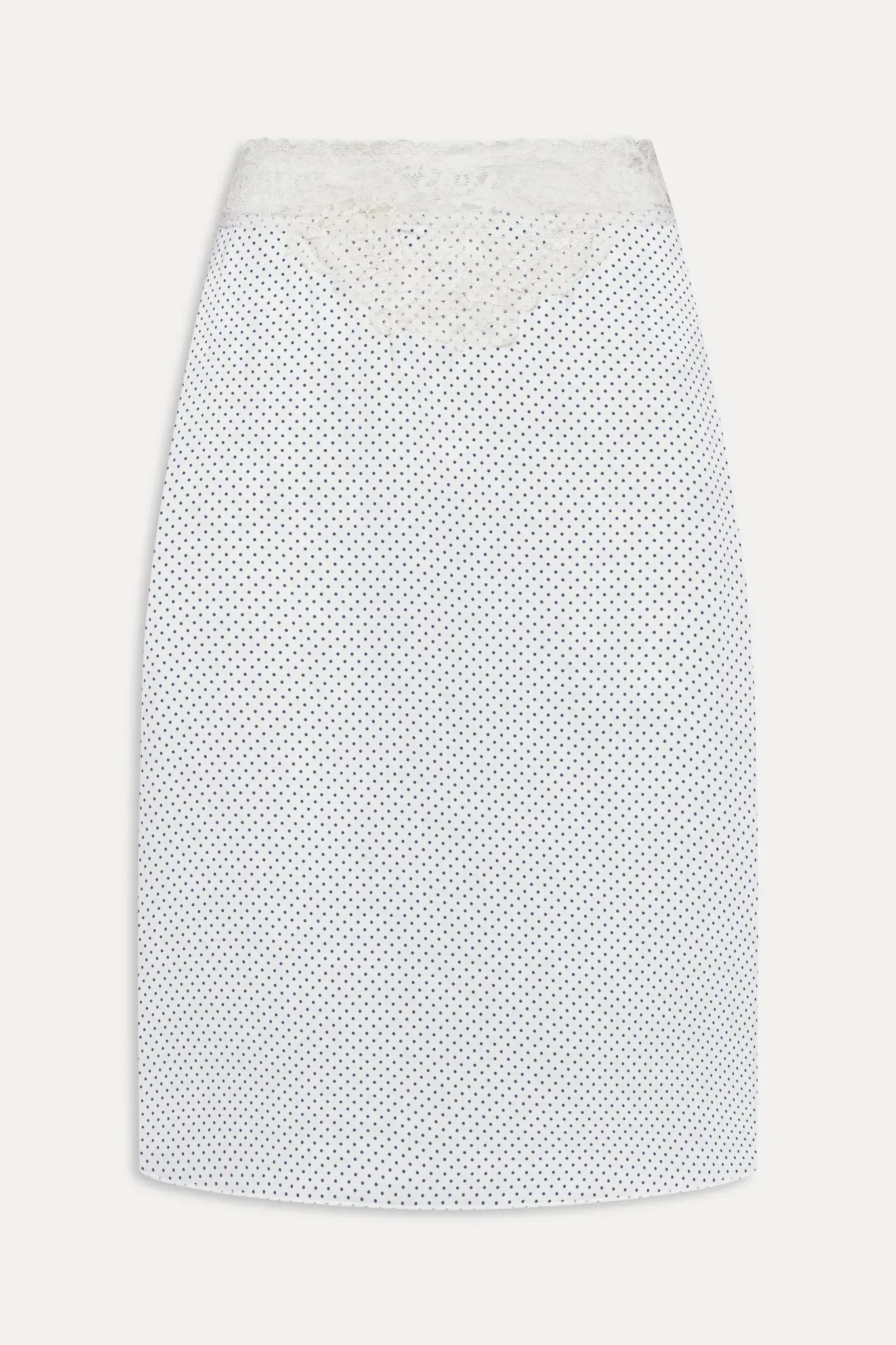 Laura Silk Midi Skirt – French Pearl