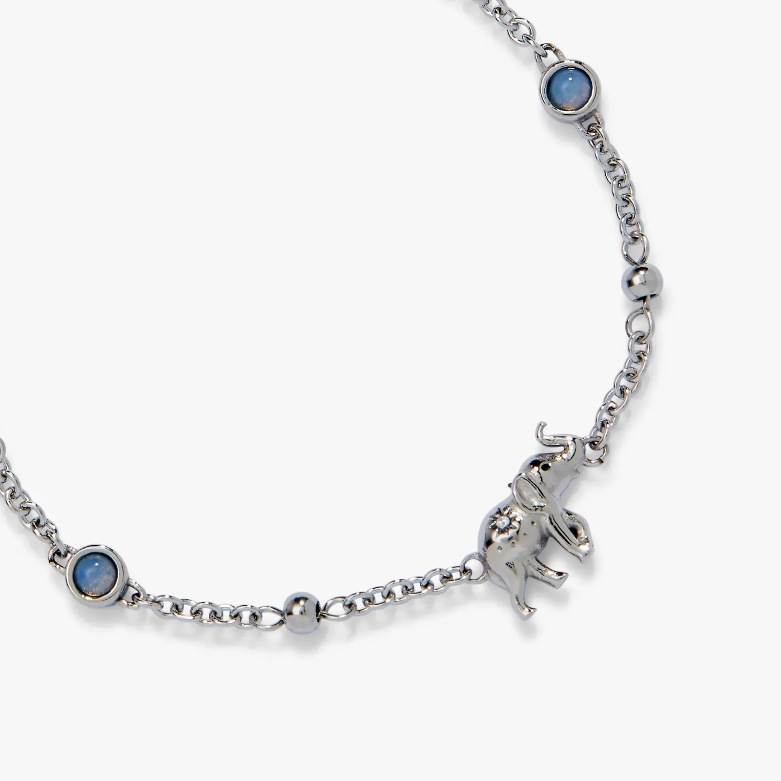 Elephant Inline Charm Anklet