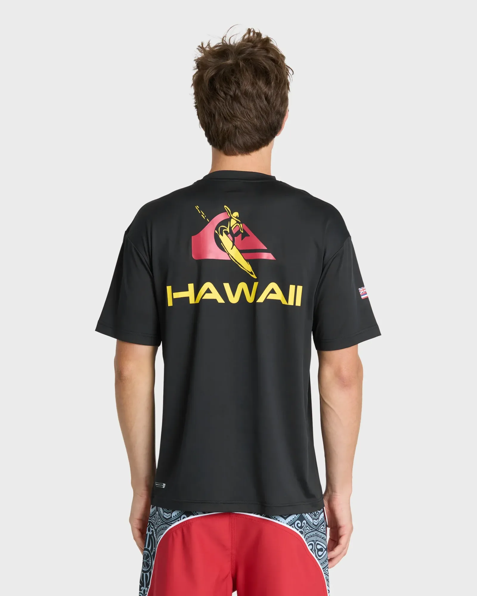 Hawaii Everyday 50 UPF Short Sleeve Surf Tee – Black