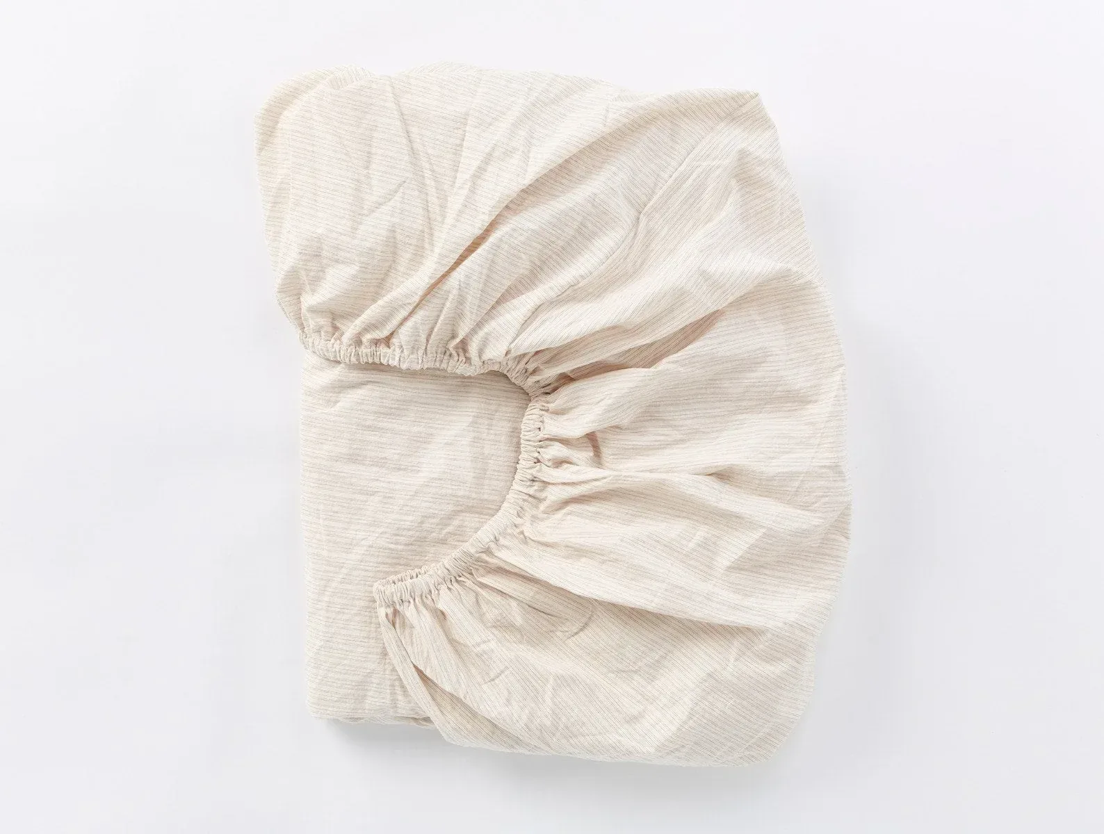 Organic Crinkled Percale™ Fitted Sheet