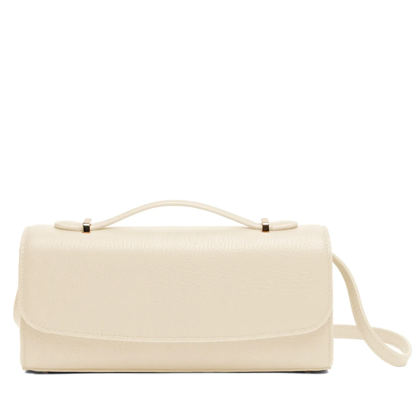 Margot Top Handle Clutch Sand