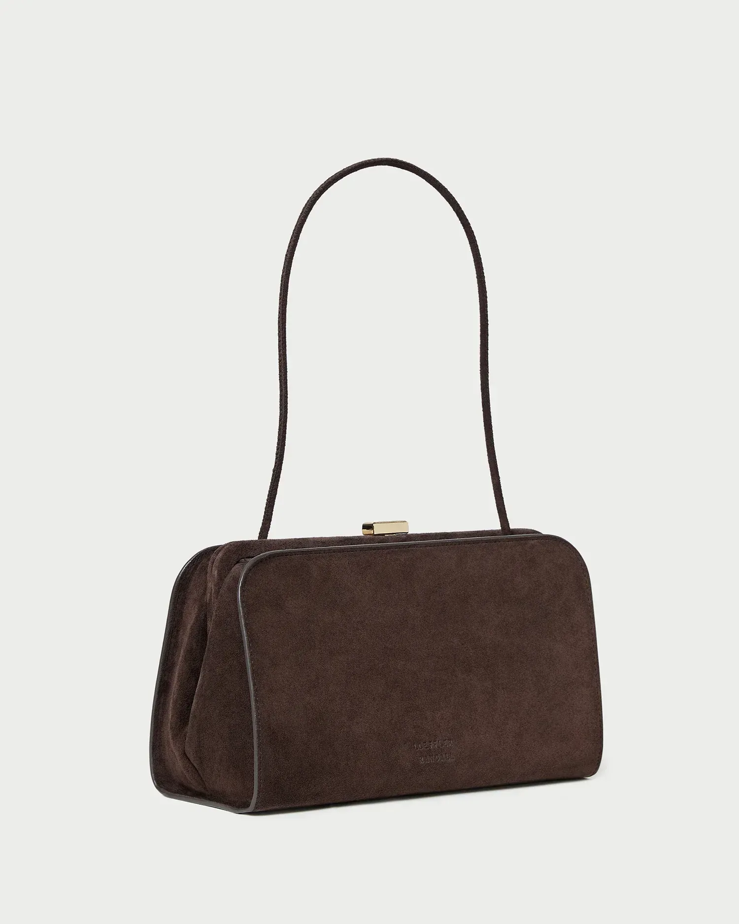 Zella Brown Suede Clutch