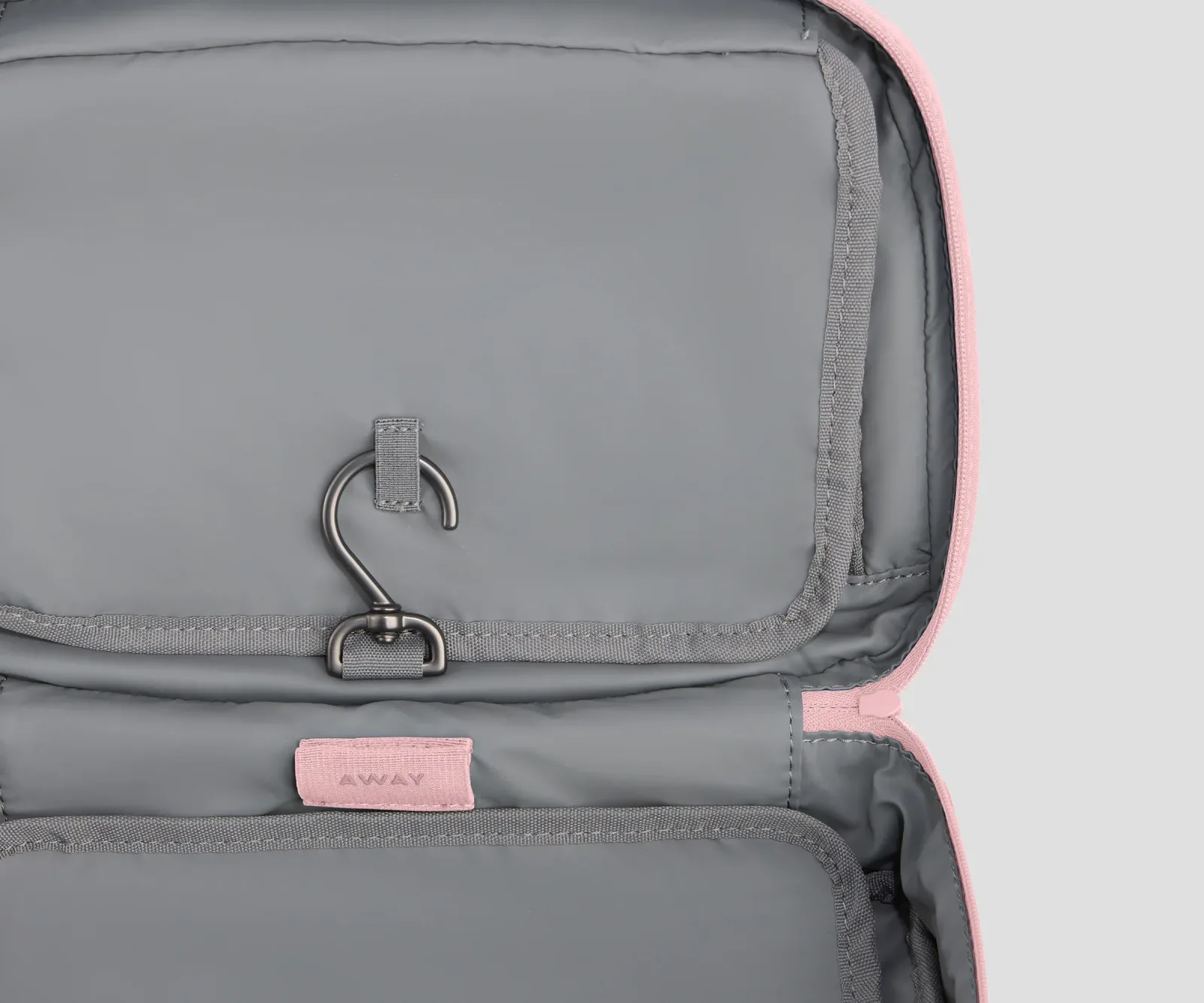 Hanging Toiletry Bag in Blush Pink