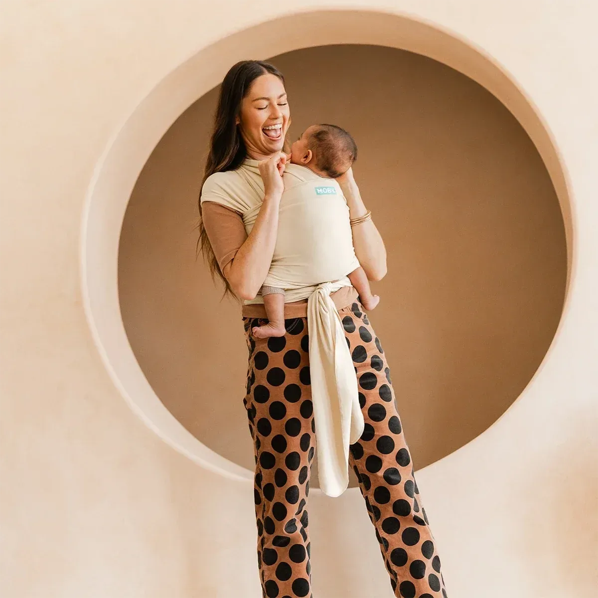 Classic Wrap Baby Carrier – Sand Dollar