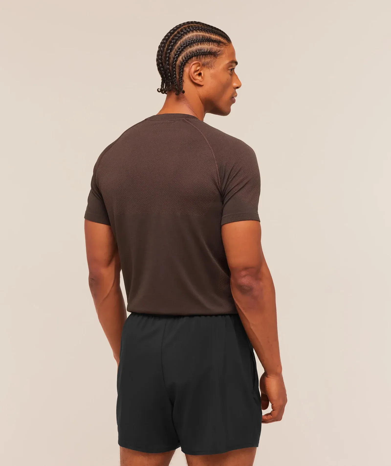 Gymshark Vital Seamless T-Shirt – Walnut Brown/Espresso Brown