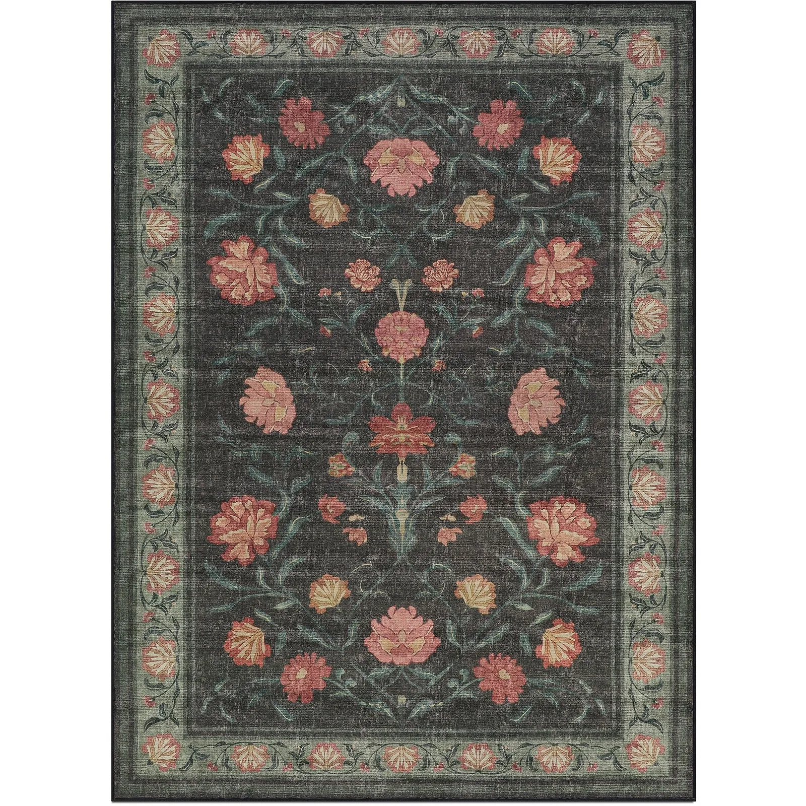 Dahlia – Charcoal/Multi