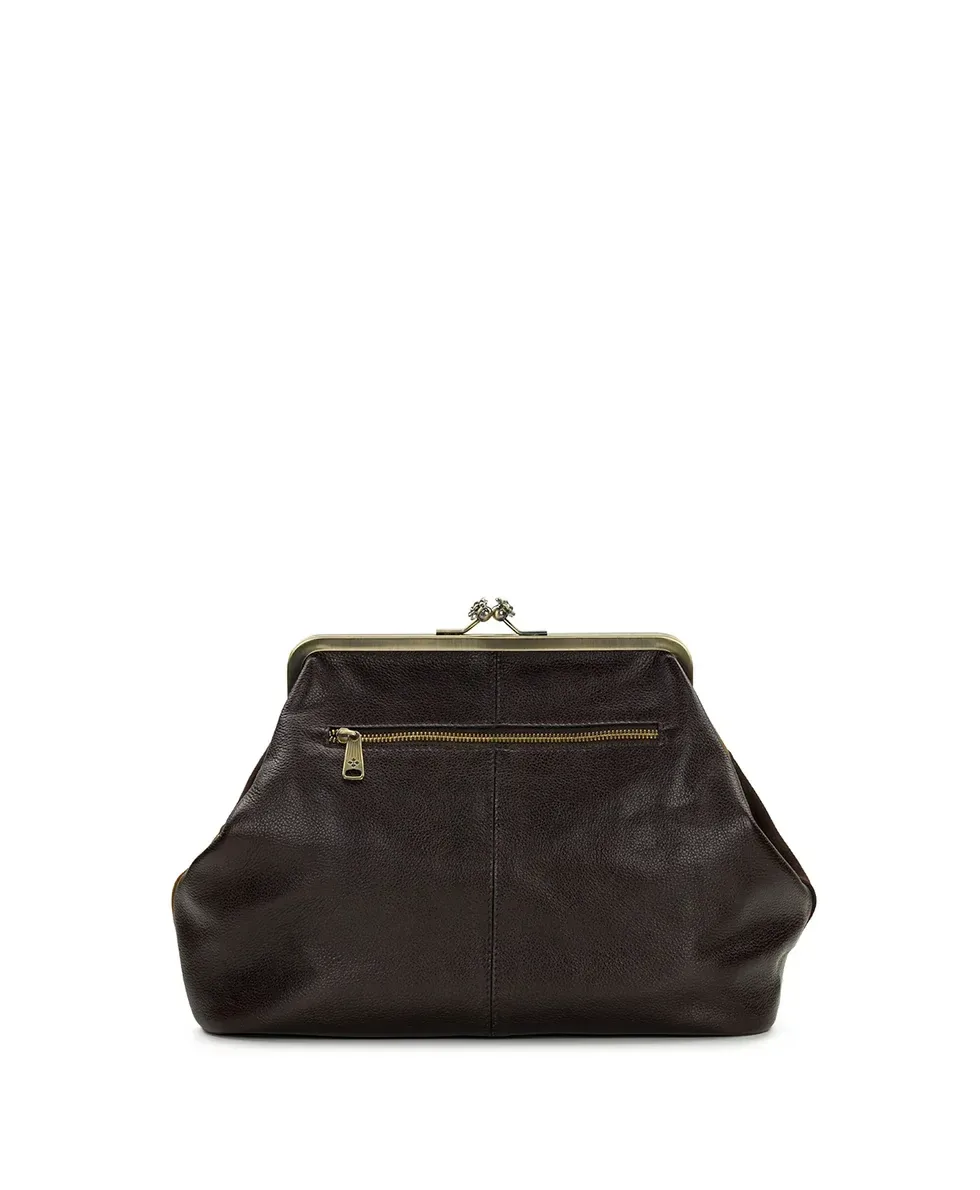Vivienne Frame – Suede Patchwork – Chocolate/Cognac/Olive/Nordic Blue