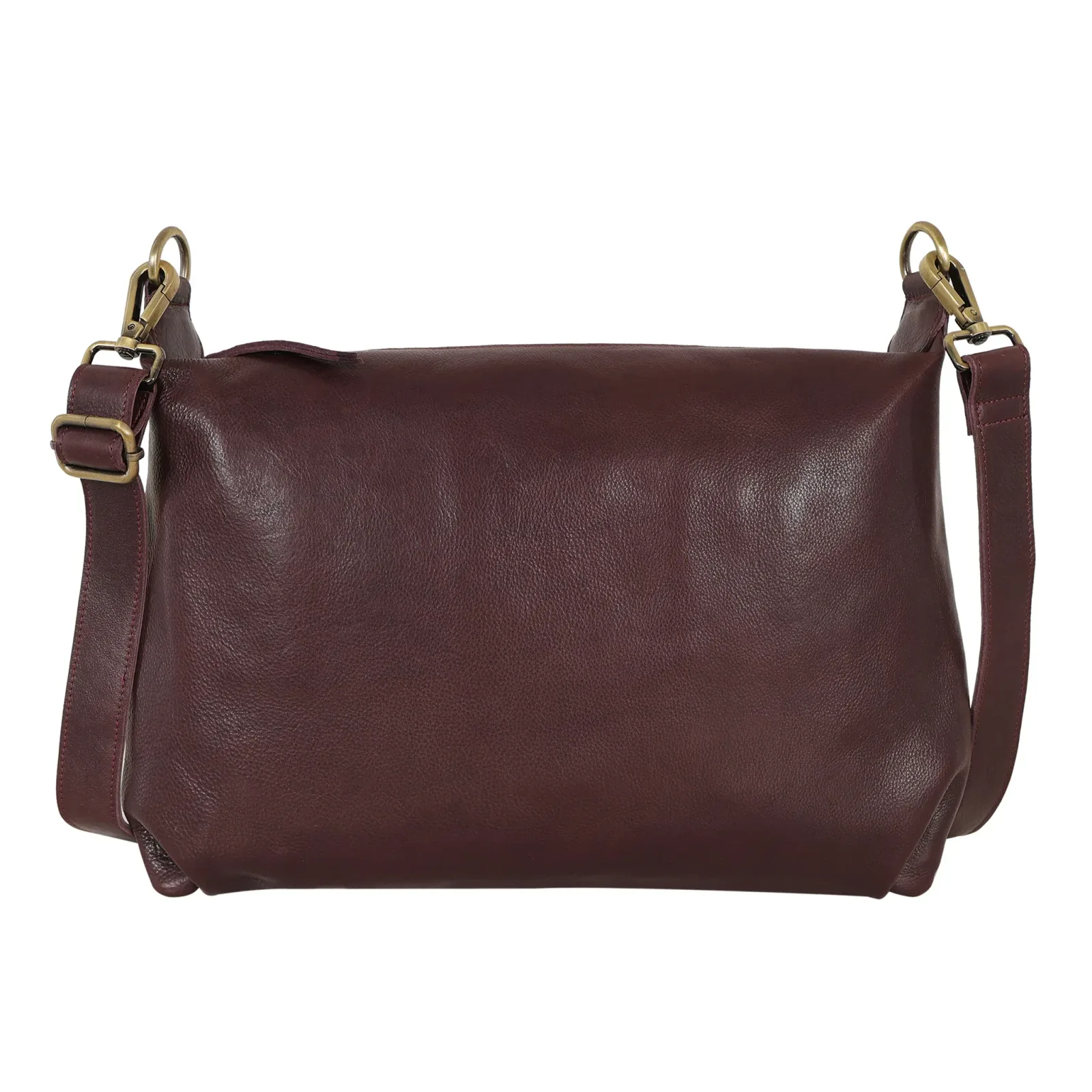 Avery Milled Leather Crossbody Bag
