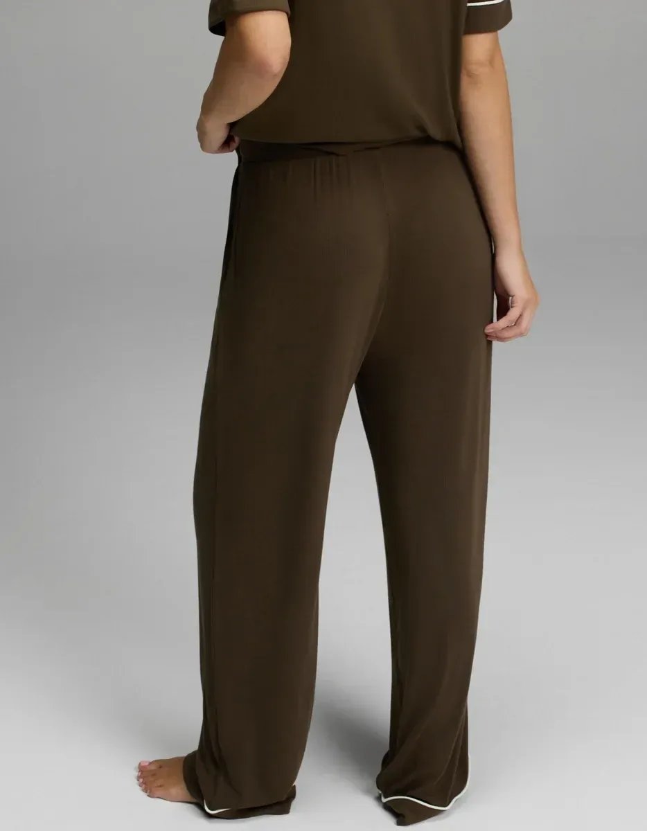 Women's Bamboo Rib-Knit Classic Pajama Pant