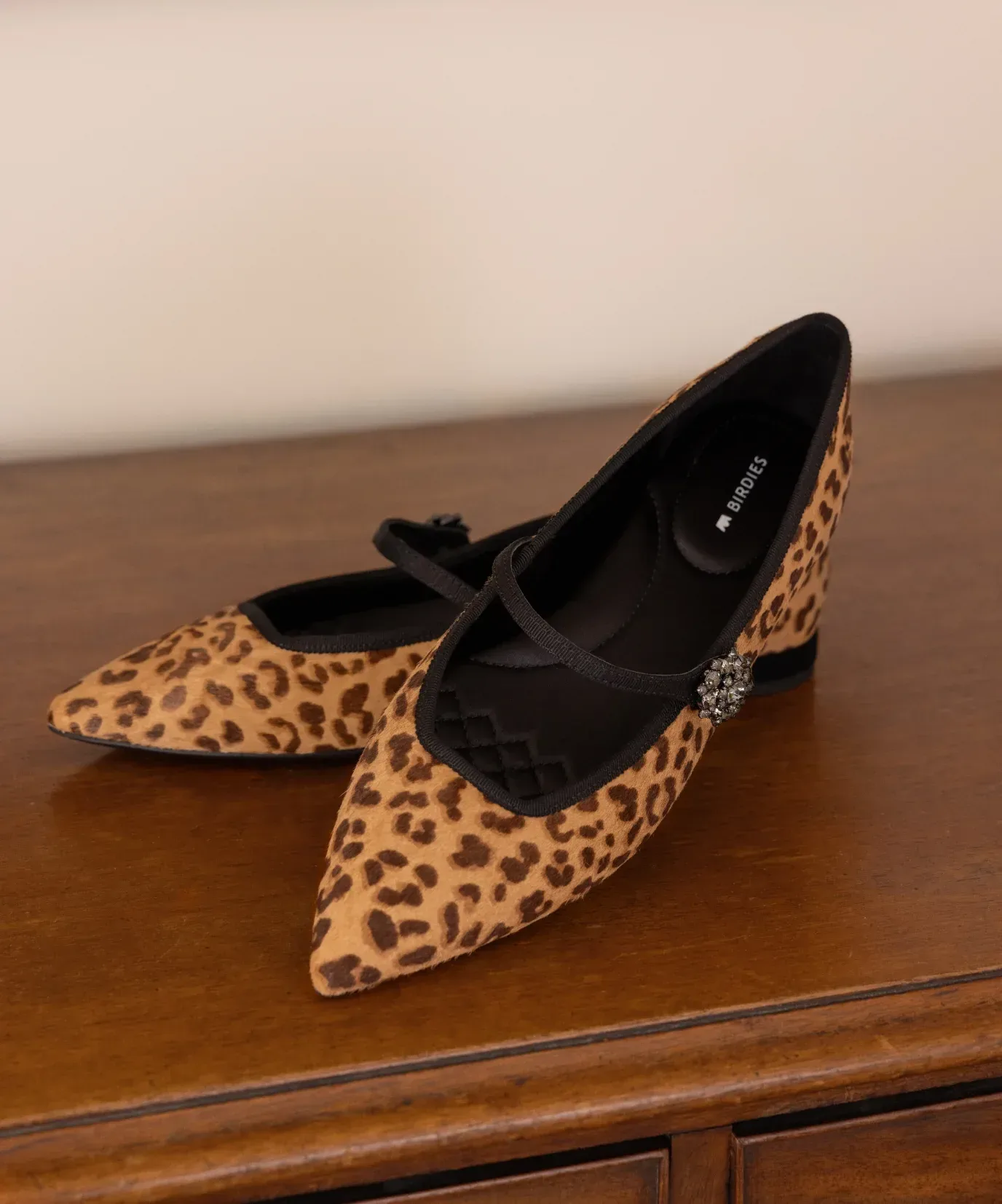 The Goldfinch 15 Mary Jane – Leopardprint Haircalf