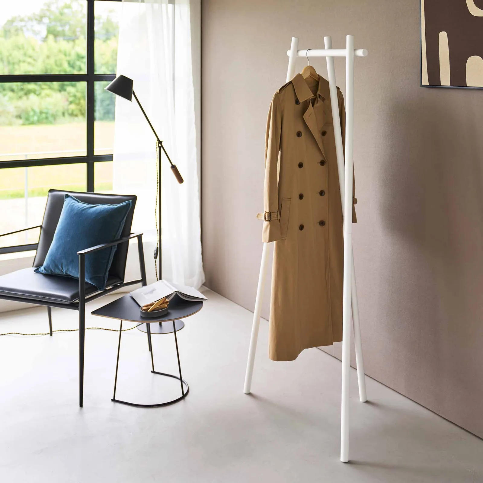 Tri-Post Coat Rack (60" H) – Steel