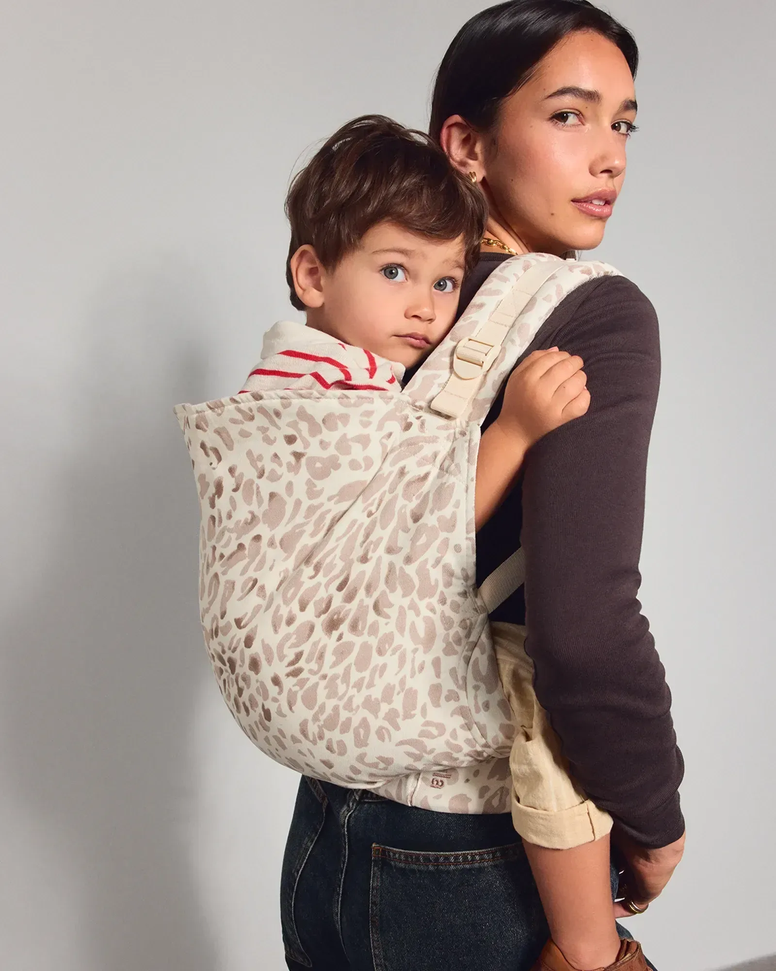Kid Carrier – Linen – Snow Cat