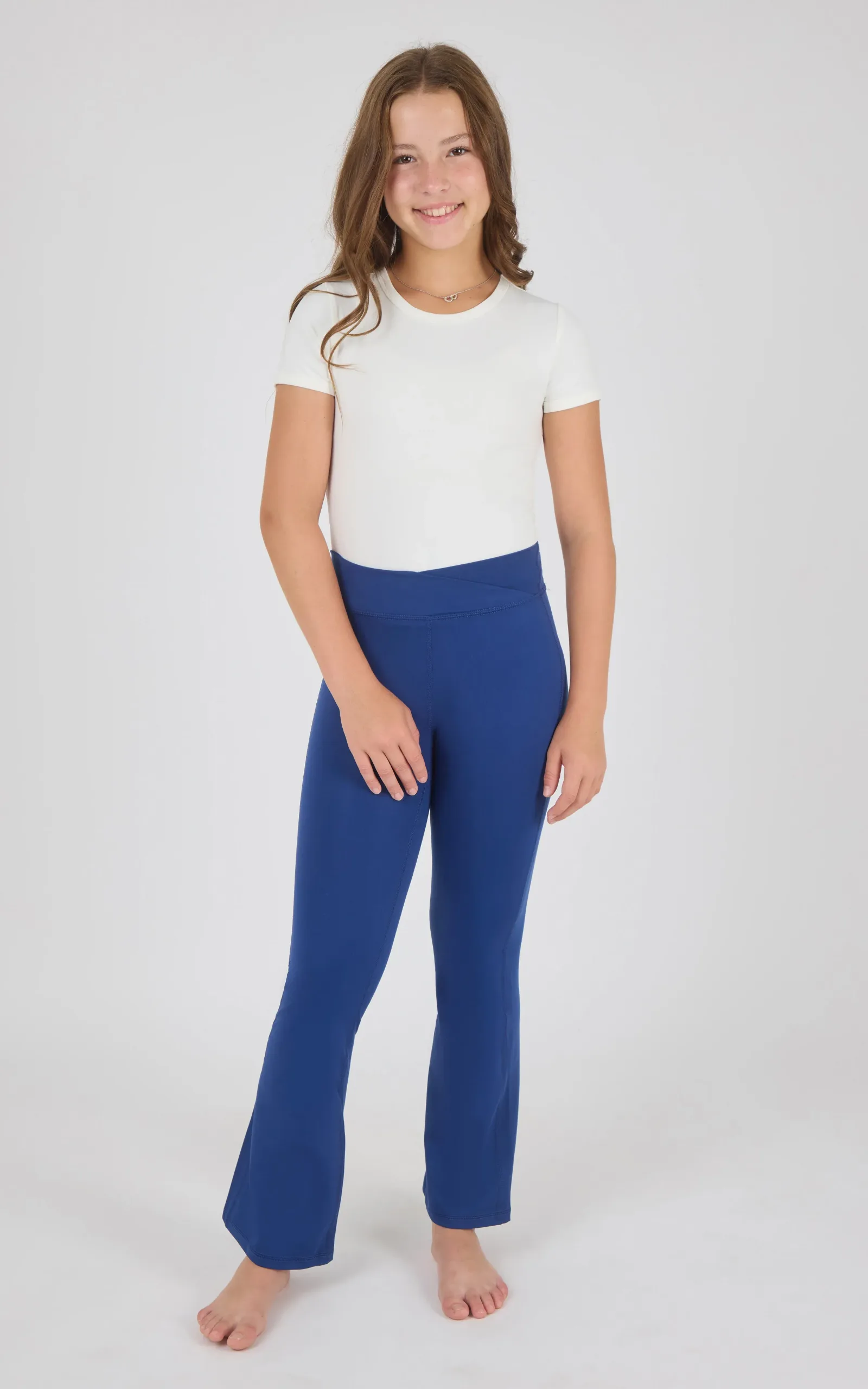 Girls Interlock Madison Crossover Flare Pant