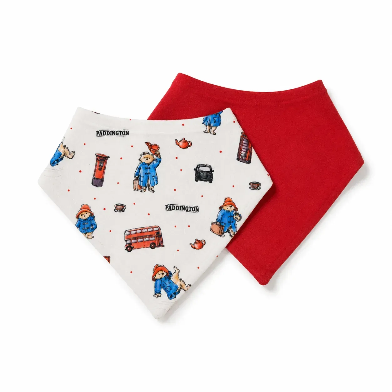 London Paddington – Organic Bandana Bib, 2-Pack