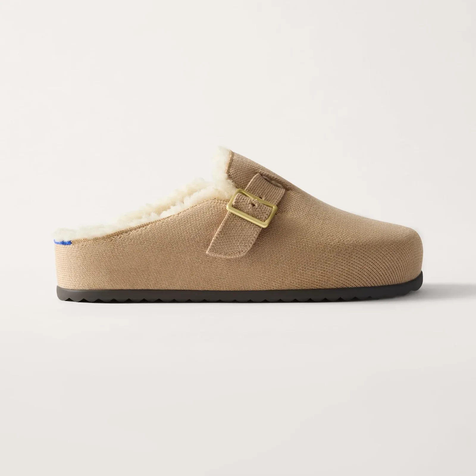 The Teddy Buckle Clog – Honey