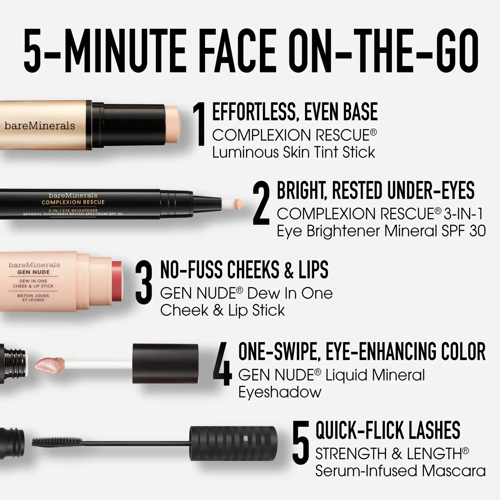On-the-Go 5-Minute Face