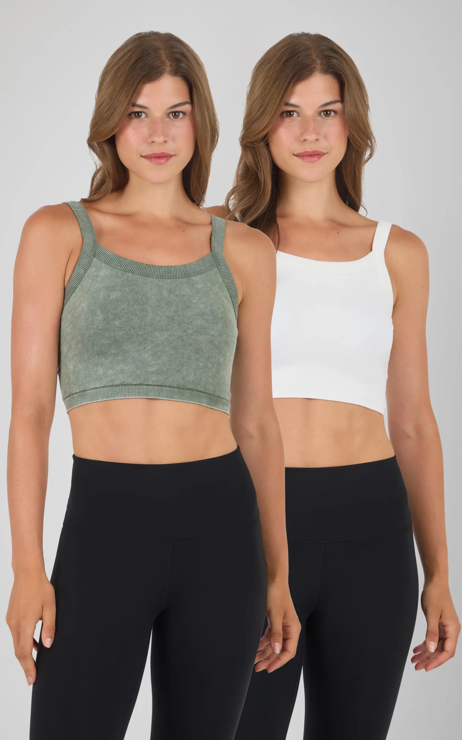 Stone Wash & Classic Seamless Anette Bra Tank 2 PK