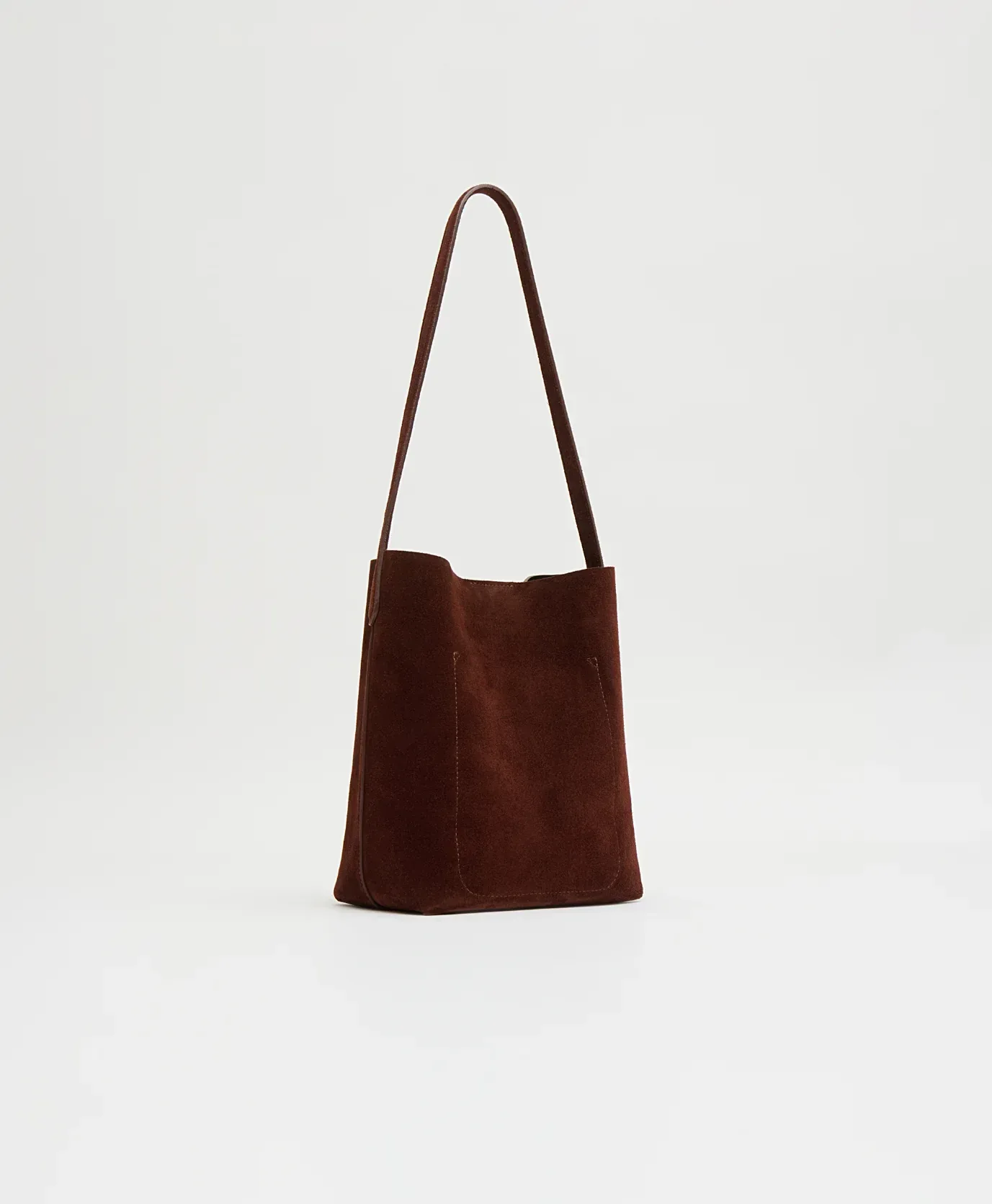 Small Everyday Cabas – Chocolate Suede