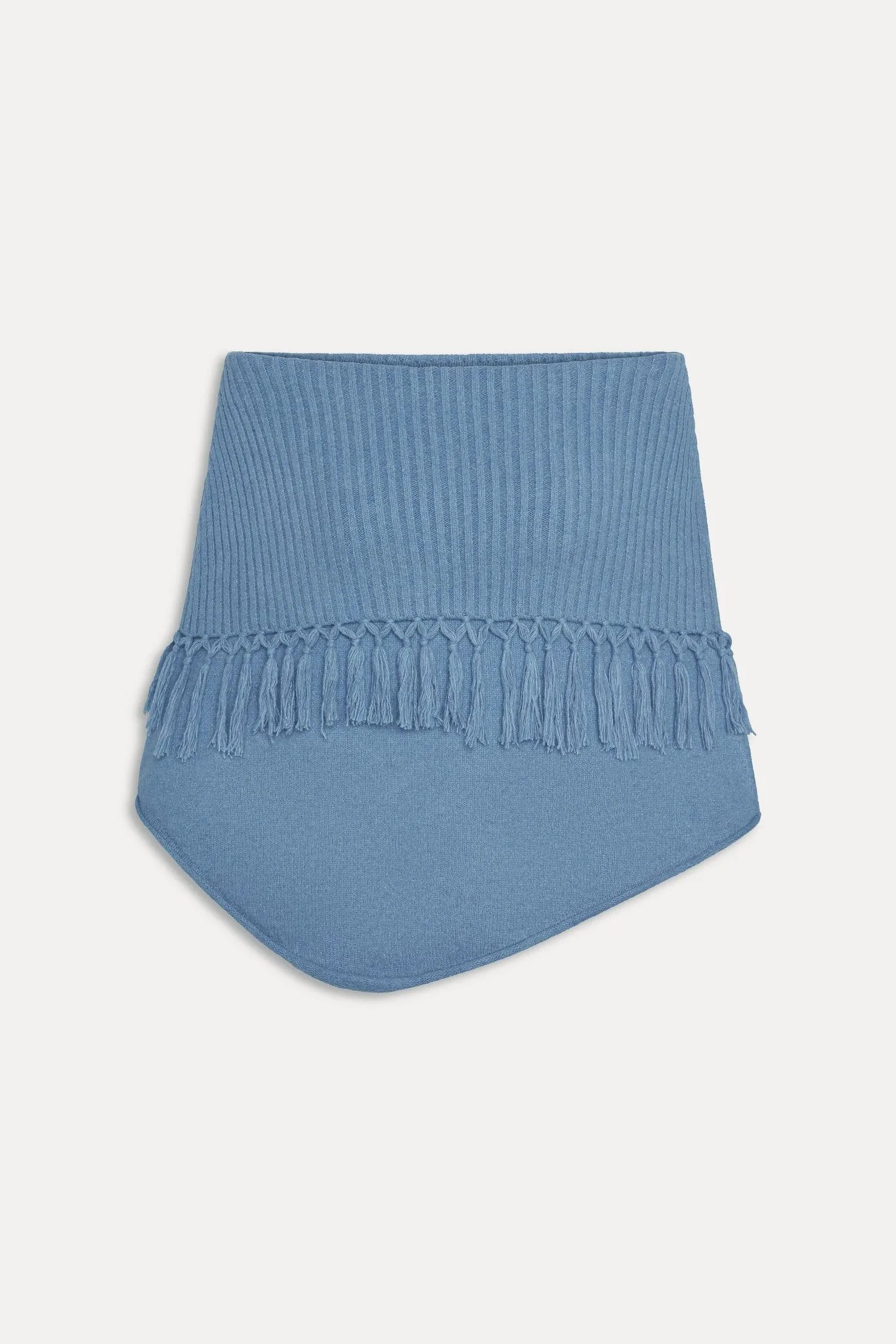 Benny Knit Fringe Poncho – Misty Mornings