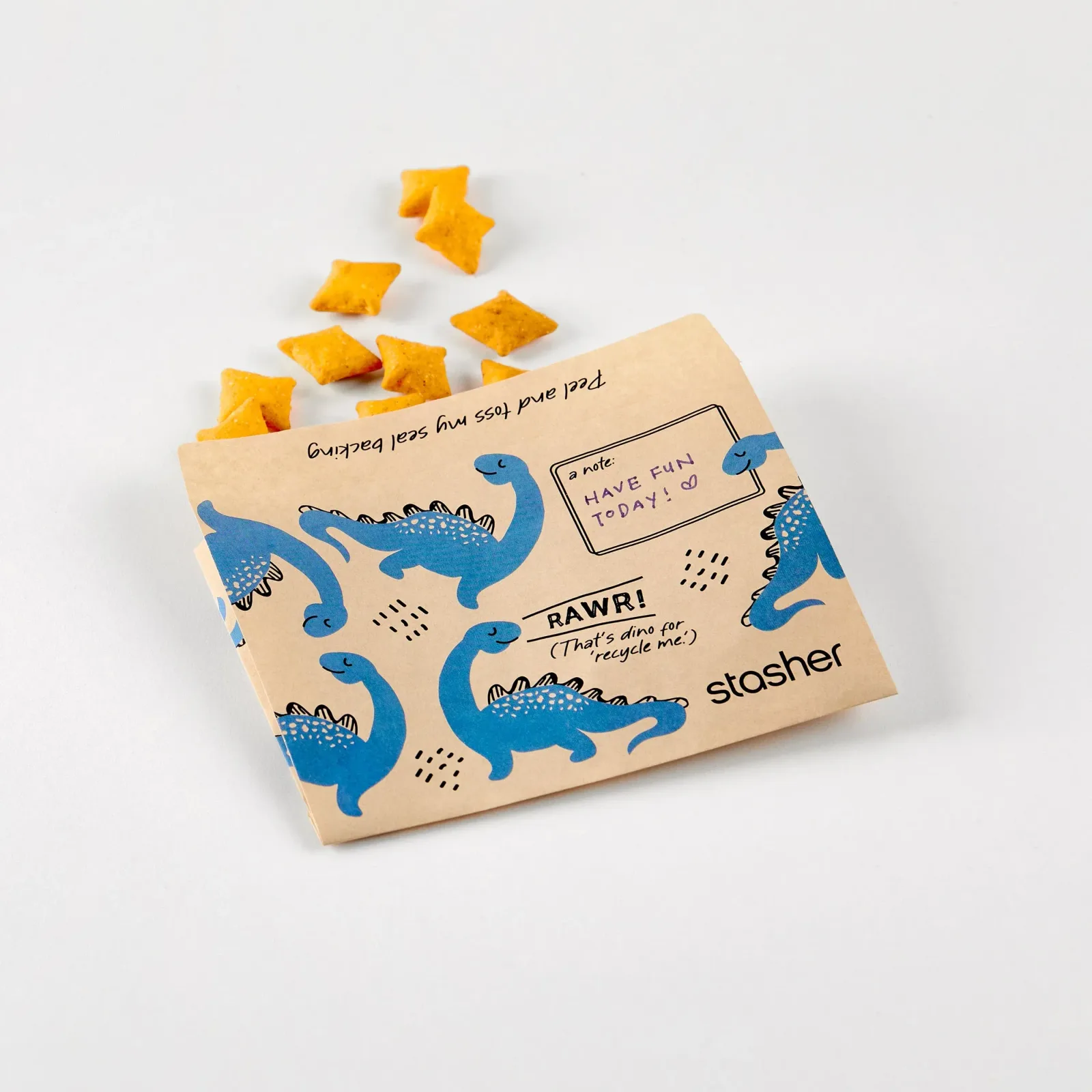 Recyclable Paper Snack Bags 50ct