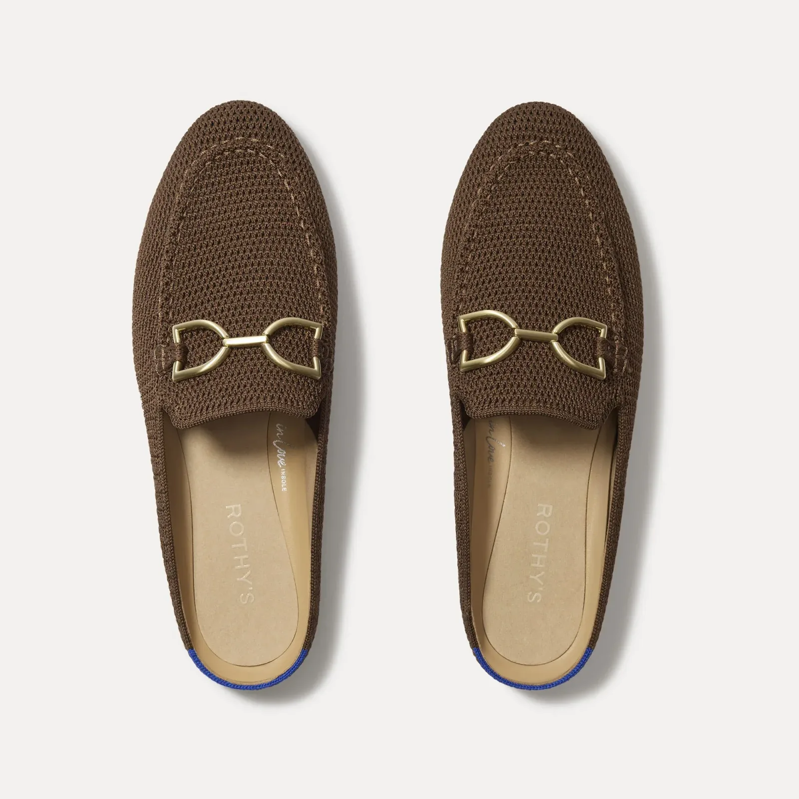 The Double Bit Loafer Mule – Cinnamon Raffia-Knit