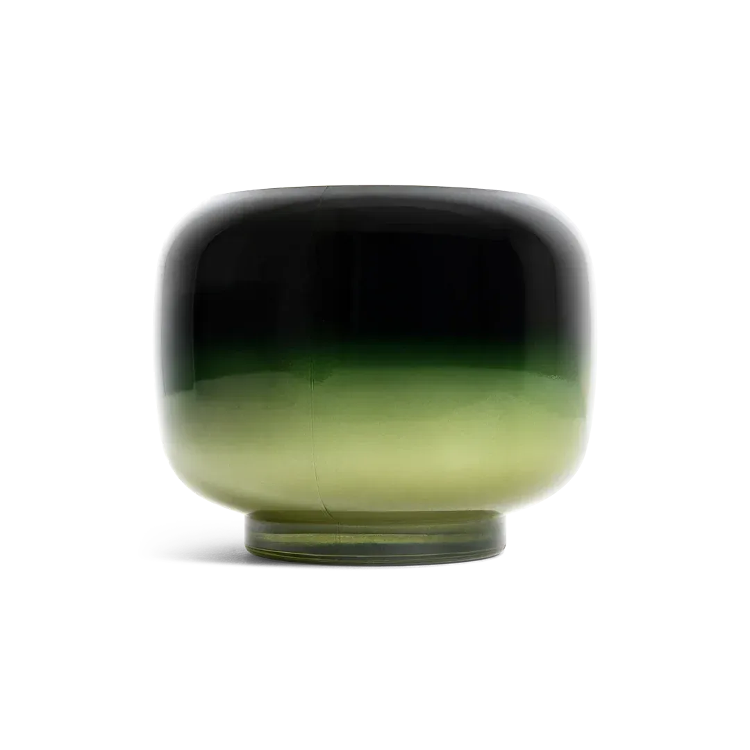Mahogany Moss Candle, Ombré Glass 12 oz