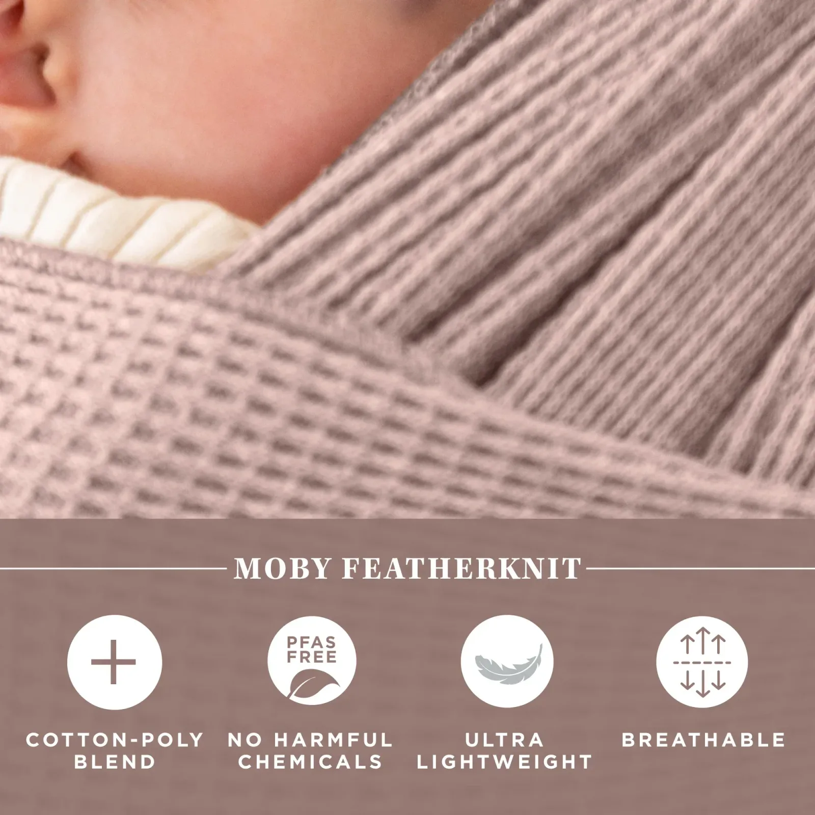 Waffle Knit Wrap – Sandstone