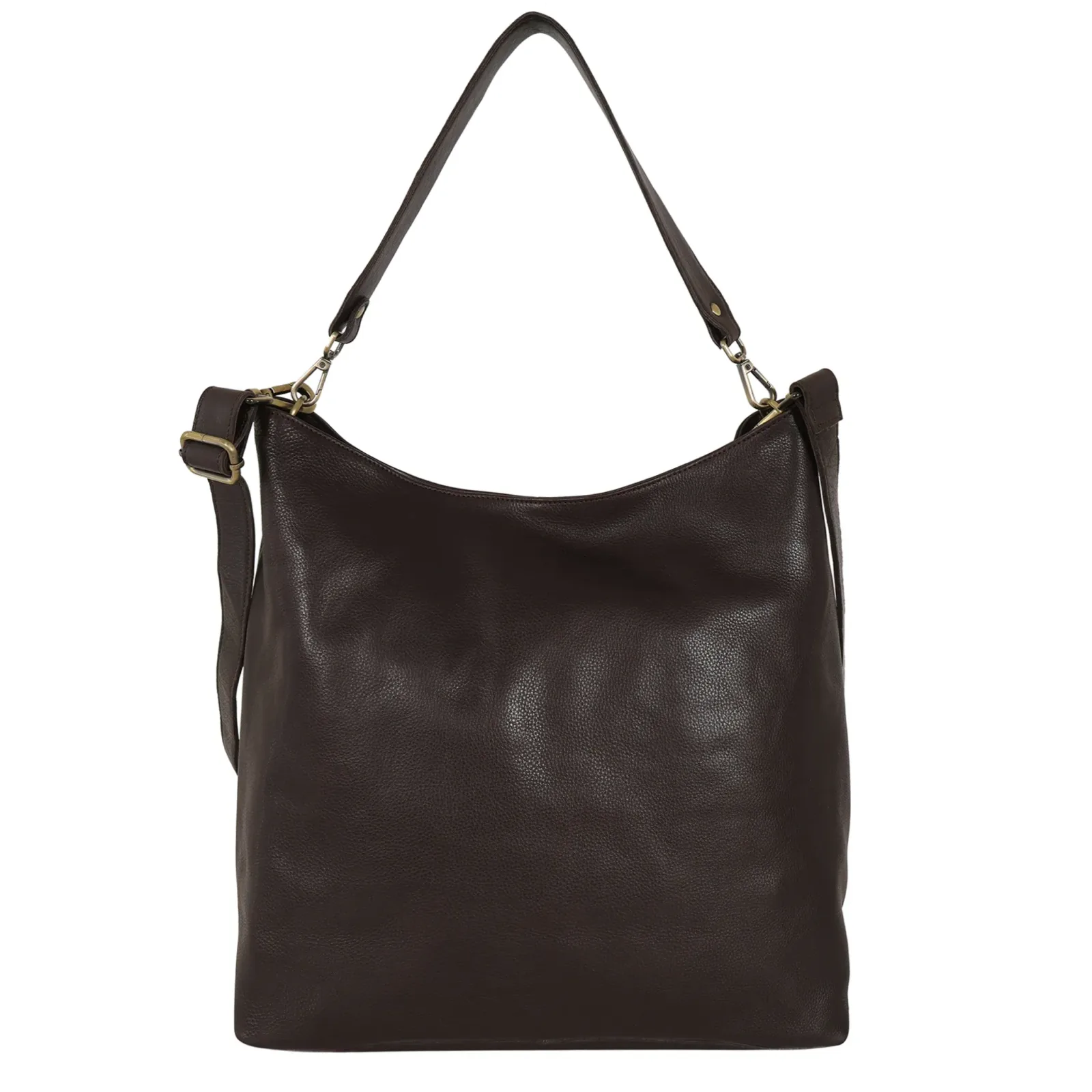 Bree Milled Leather Shoulder Bag