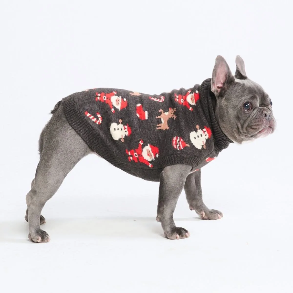 Christmas Knit Dog Sweater – Santa Clause