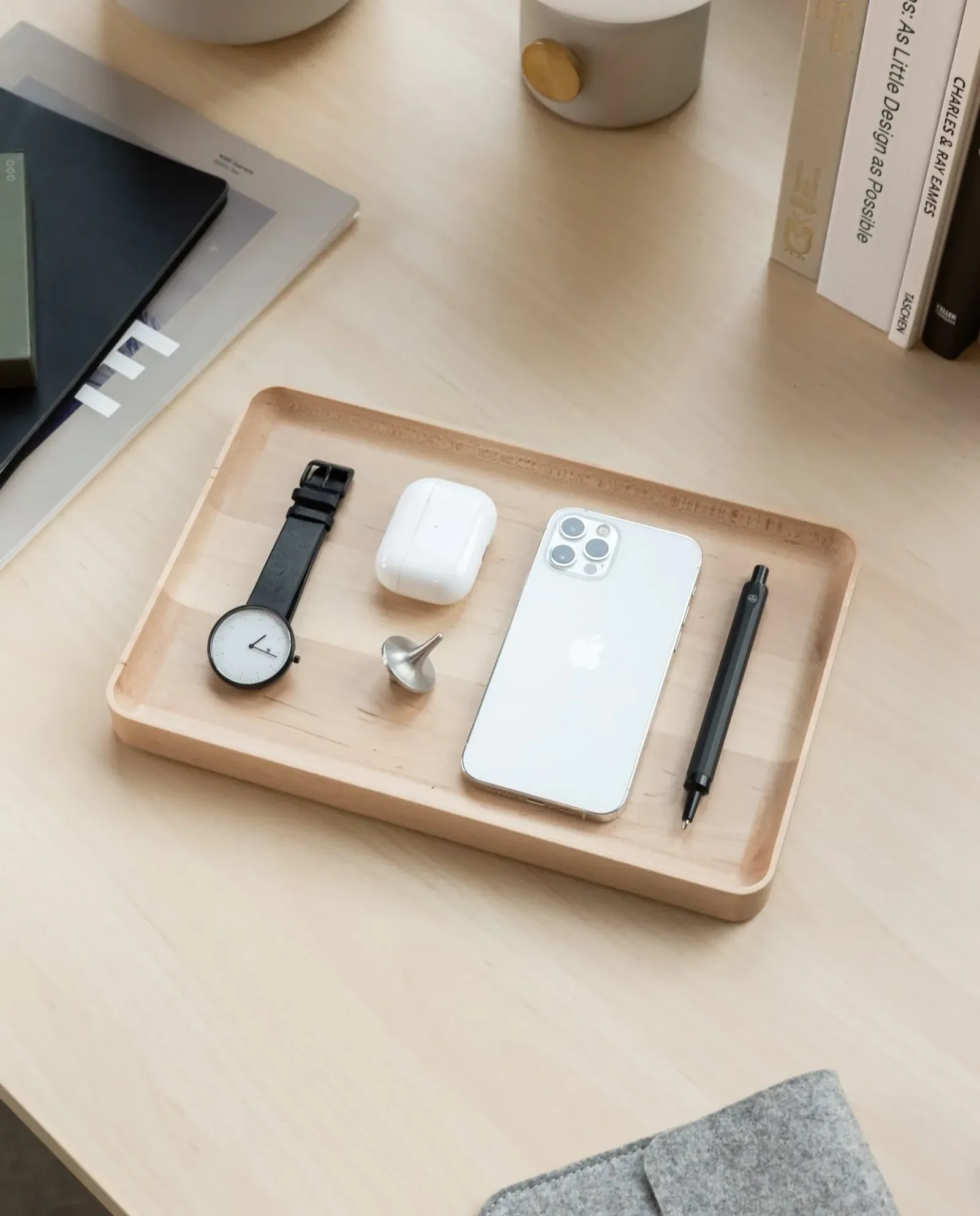 Valet Tray Bundle (Maple – Set of 3)