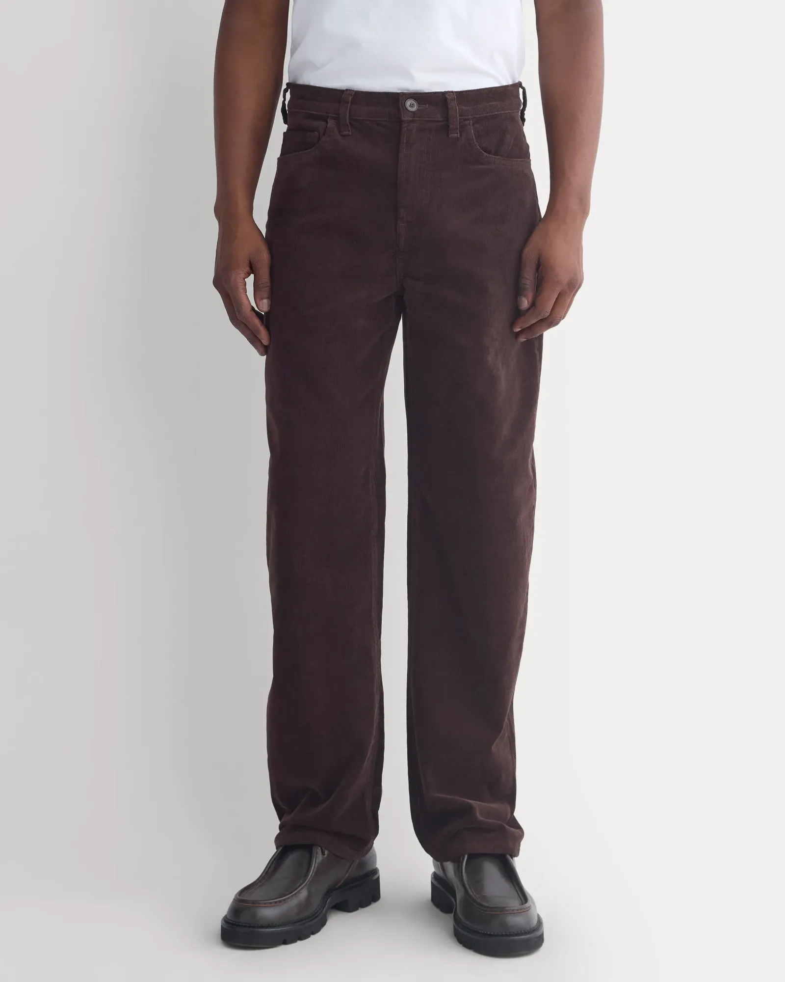 Stretch Corduroy 5-Pocket Pant – Coffee Bean