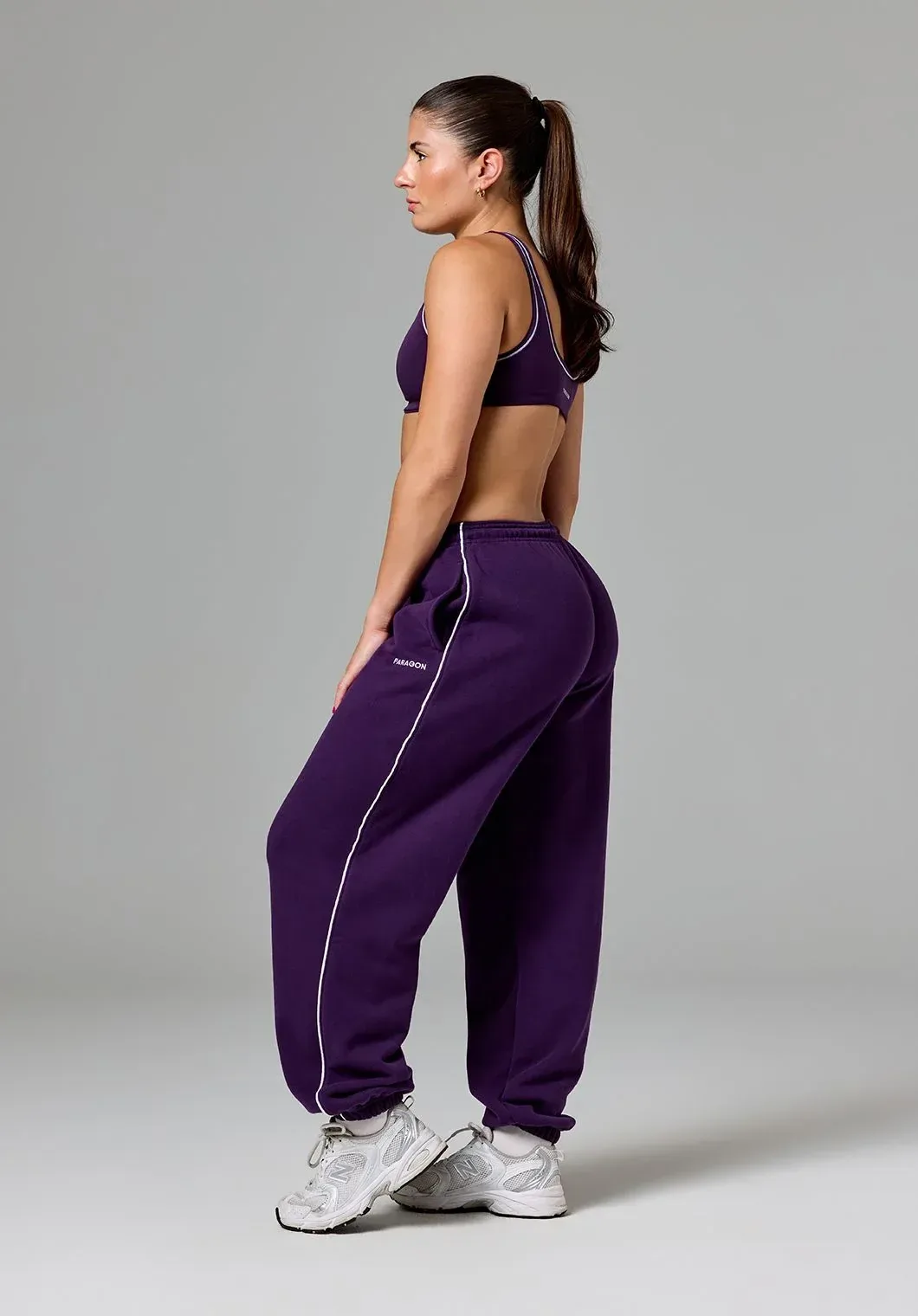 CloudEase™ ShapeLock™ Oversized Contrast Jogger Jasmine