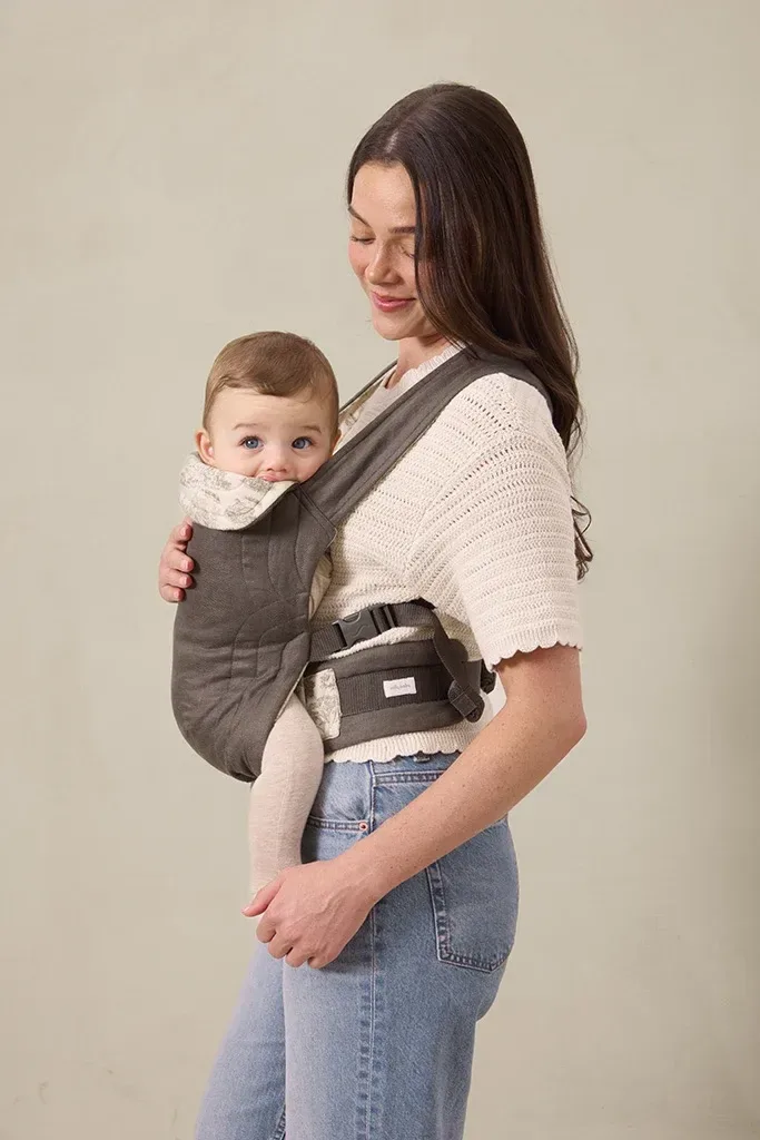 Charcoal Toile Soft Buckle Carrier