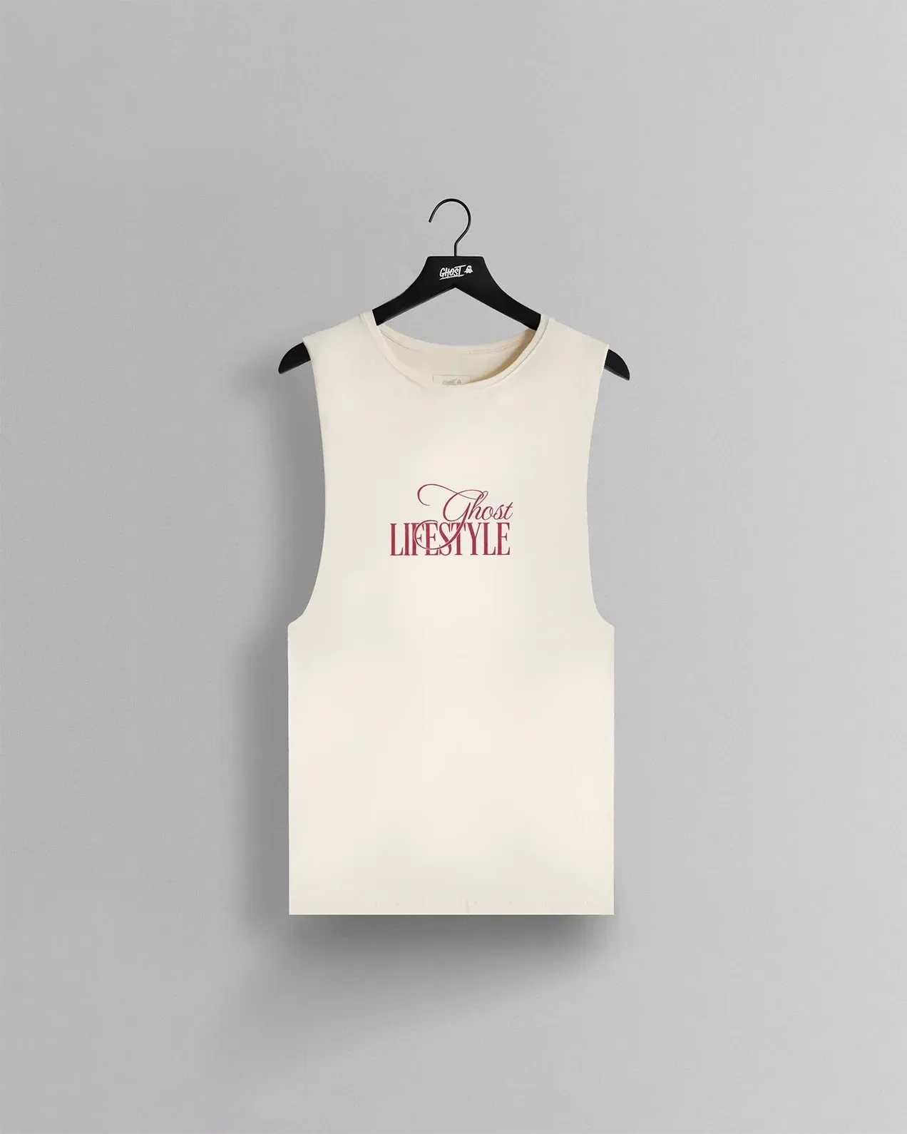 GHOST® COASTLINE SLEEVELESS TEE – NATURAL