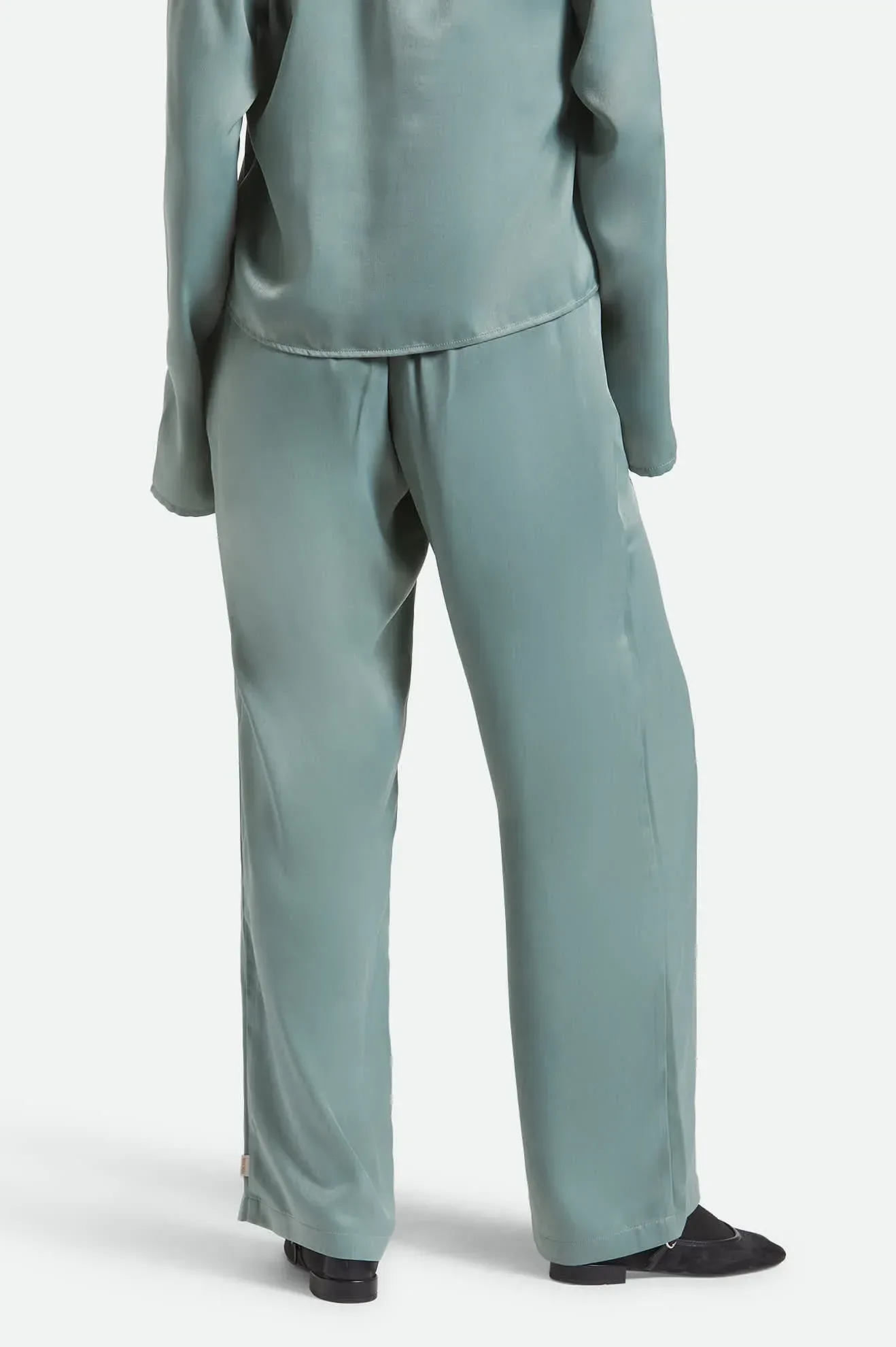 Soho Silky Pant – Blue Green Shine
