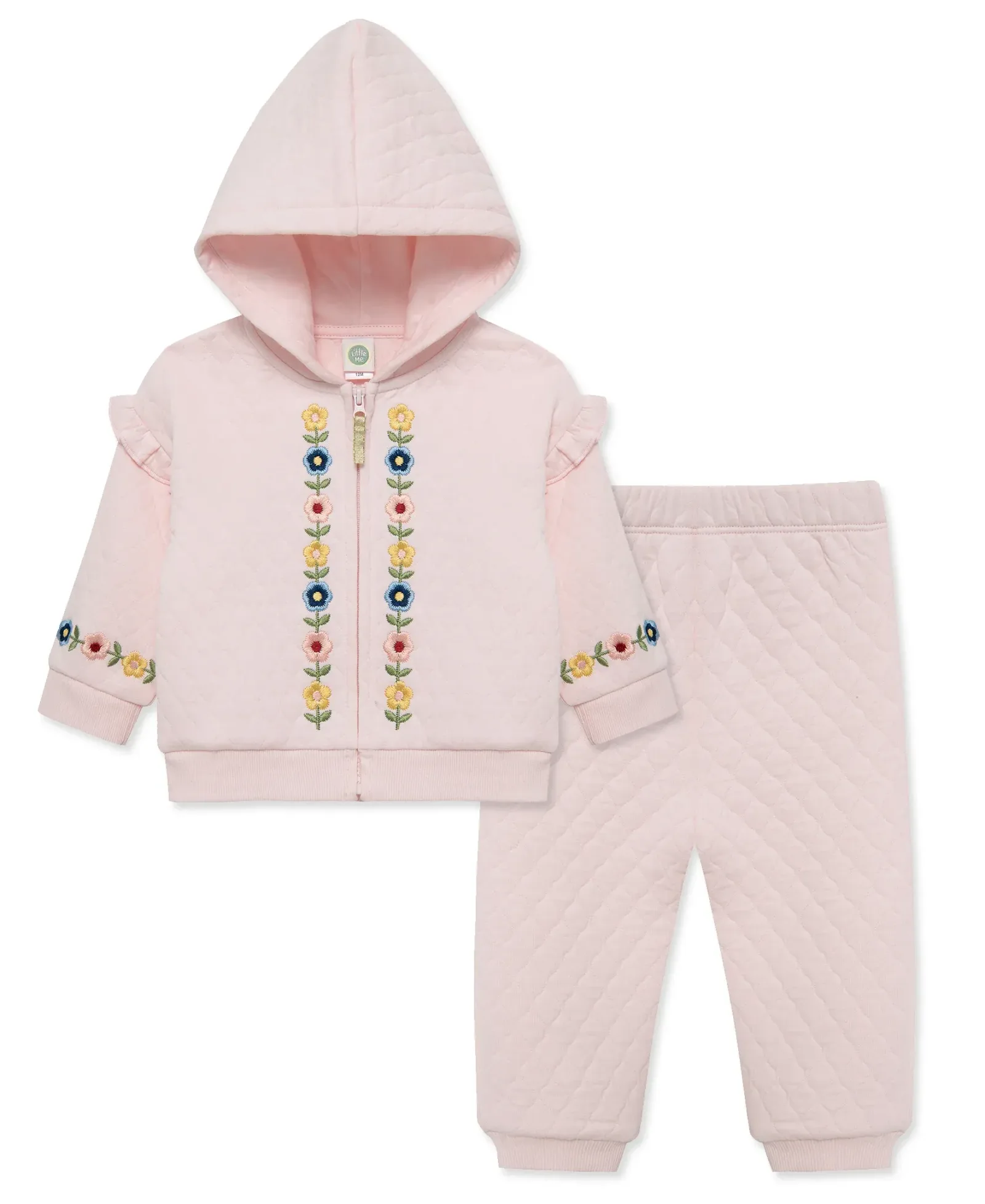 Embroidered Hoodie Set (12M-24M)