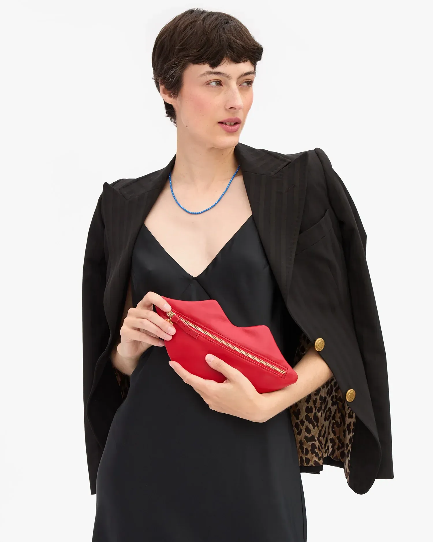 Lips Flat Clutch
