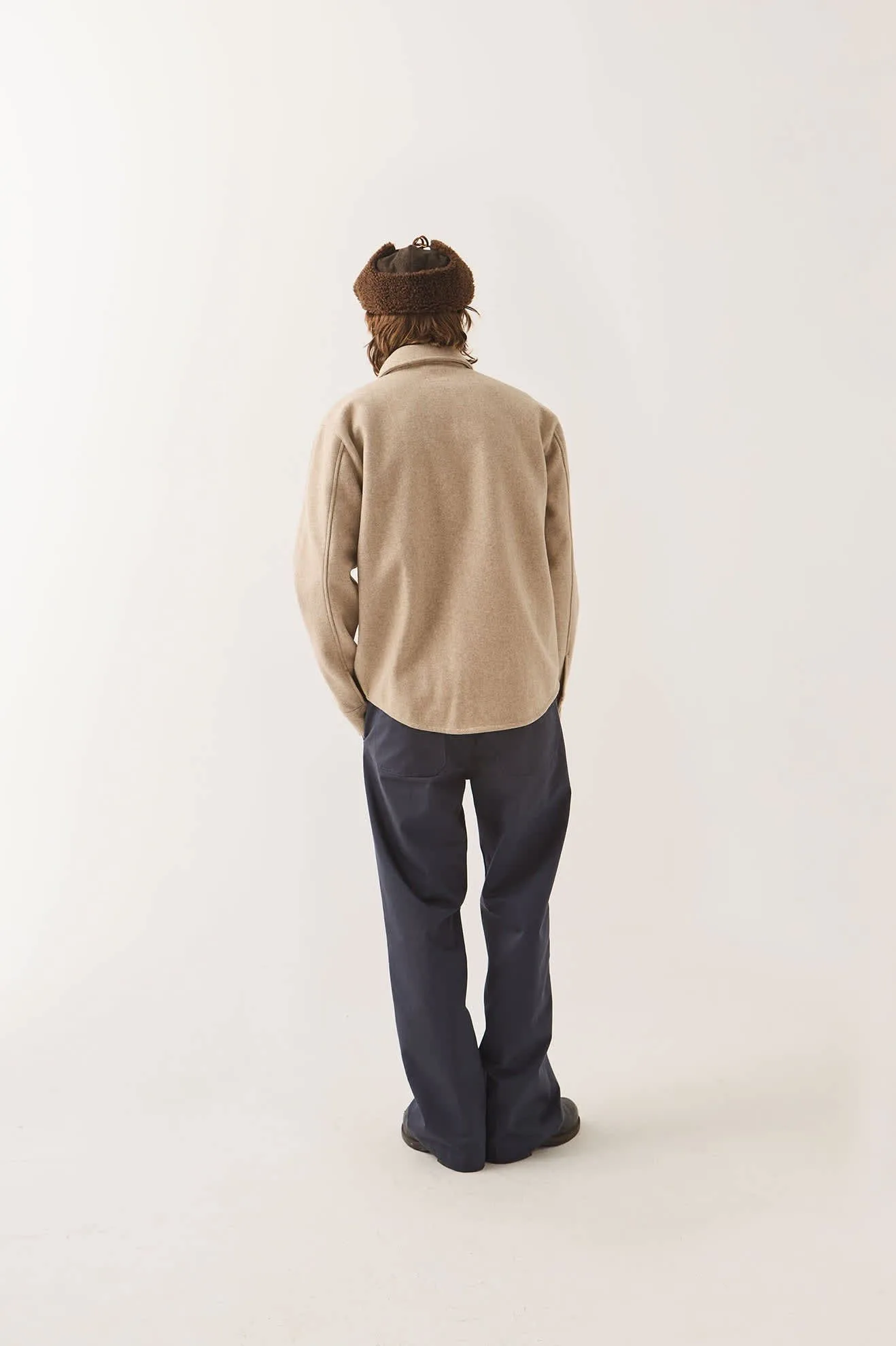 Durham Felted Stretch Jacket – Oatmeal