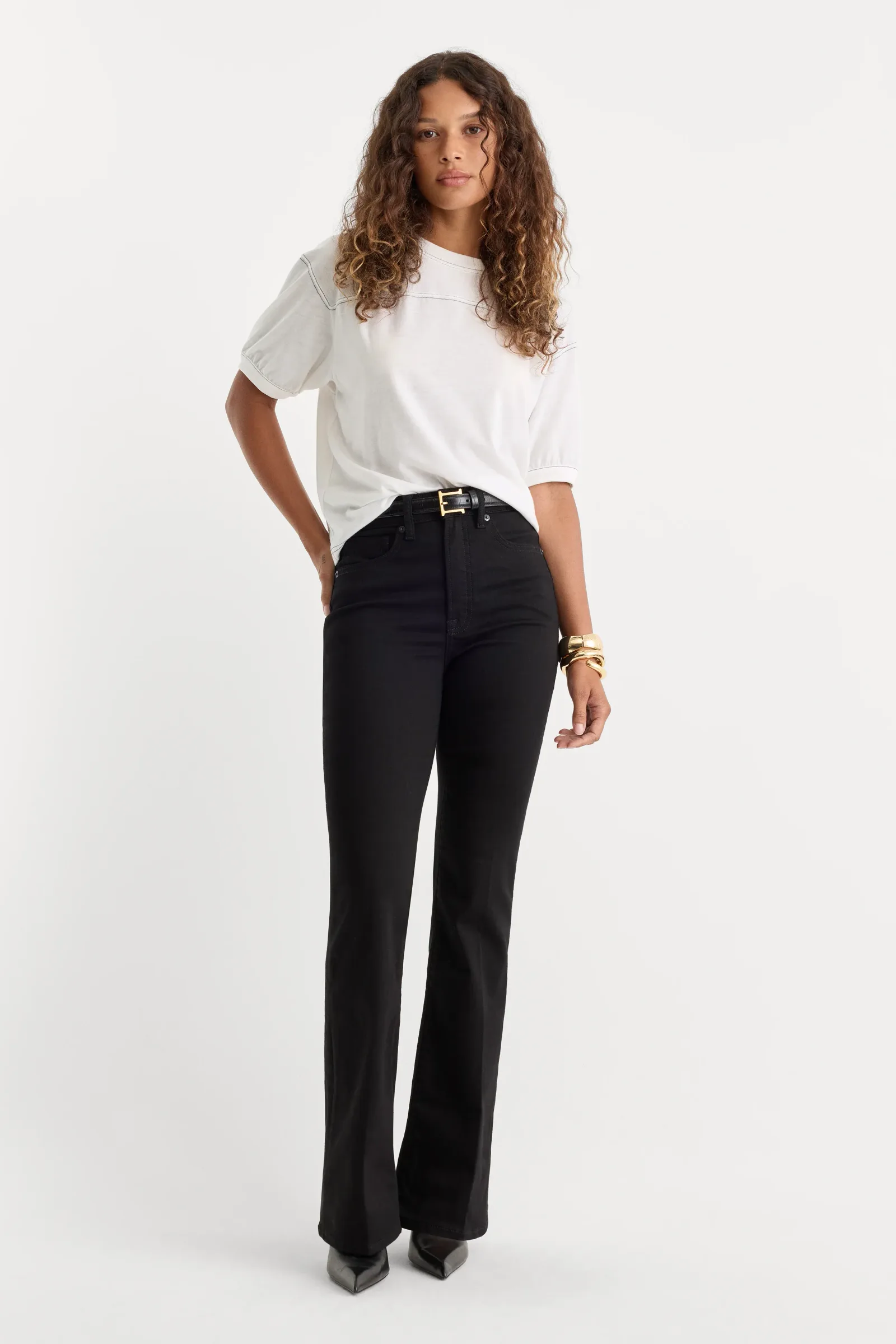 ALWAYS FITS GOOD CLASSIC BOOTCUT JEANS – BLACK001