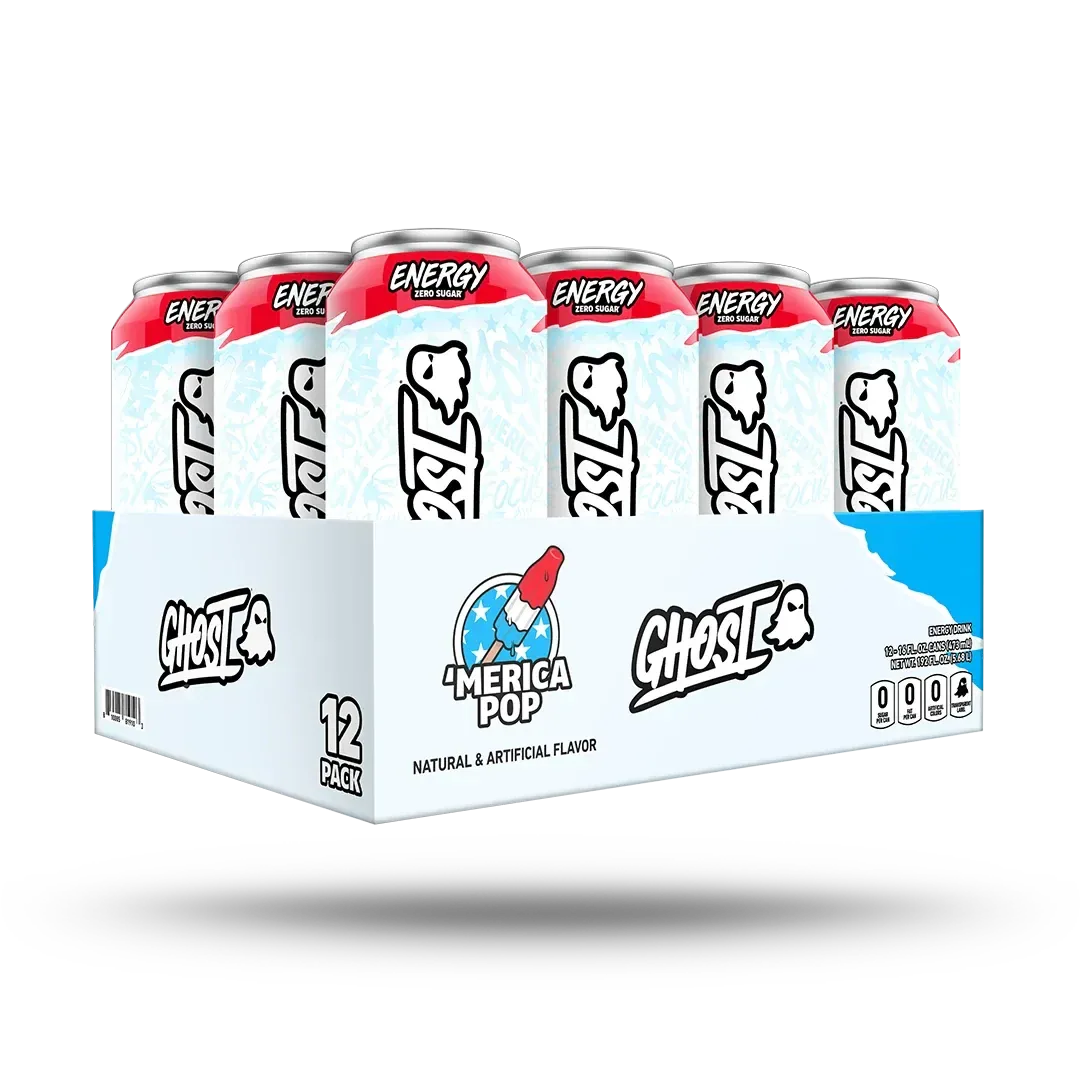 GHOST® ENERGY CASE – 'MERICA POP
