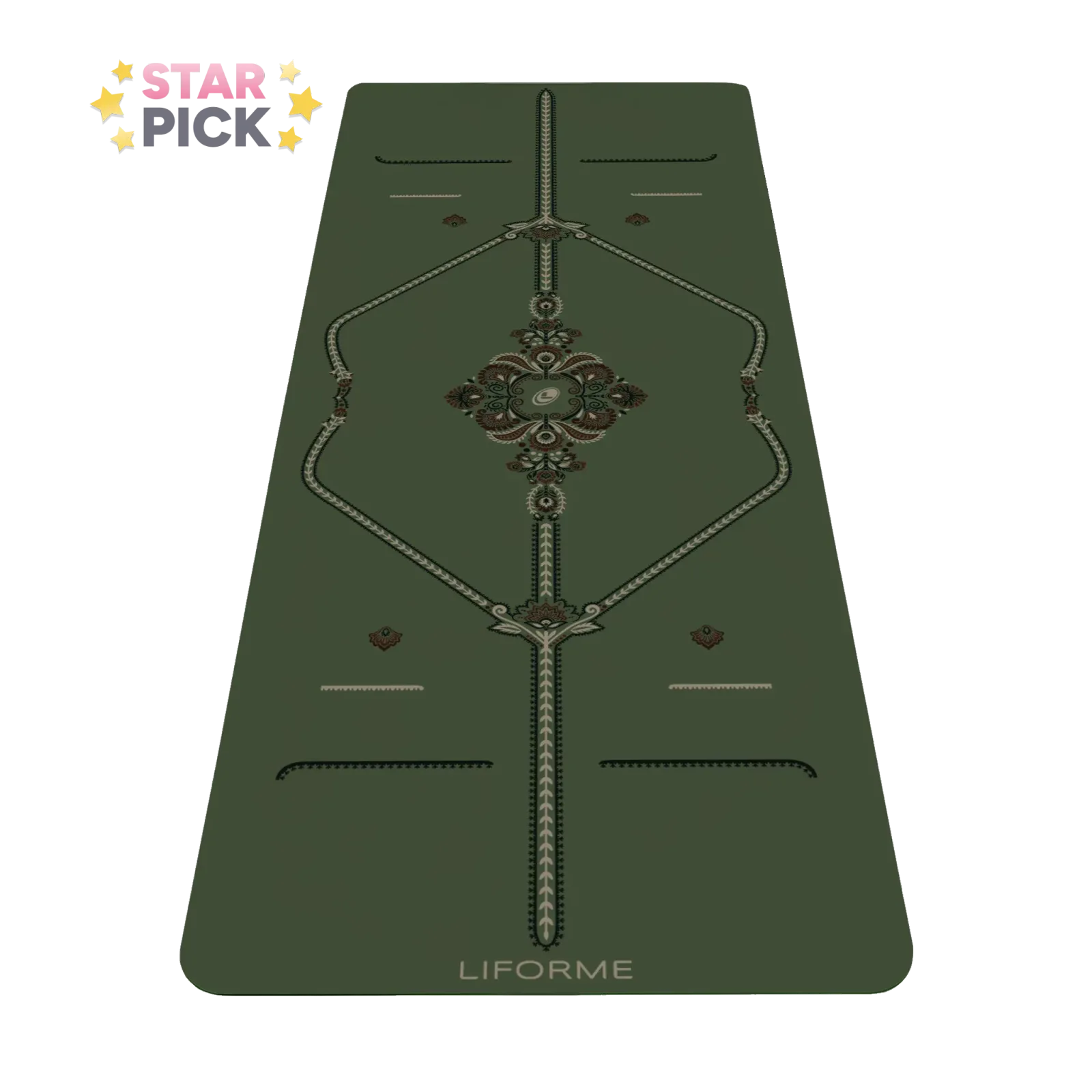 Liforme Deep Forest Mindful Garden Yoga Mat