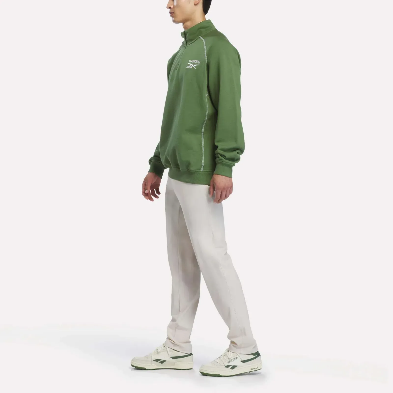 Reebok x Manors Men's Quarter-Zip Pullover