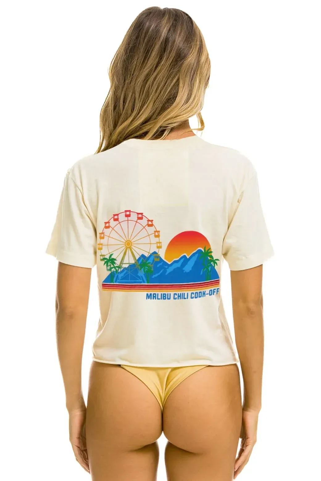 Malibu Chili Cook-Off 2026 Boyfriend Tee – Vintage White
