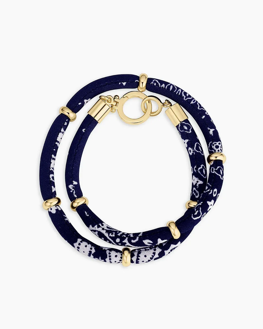 Paisley Bandana Wrap Bracelet