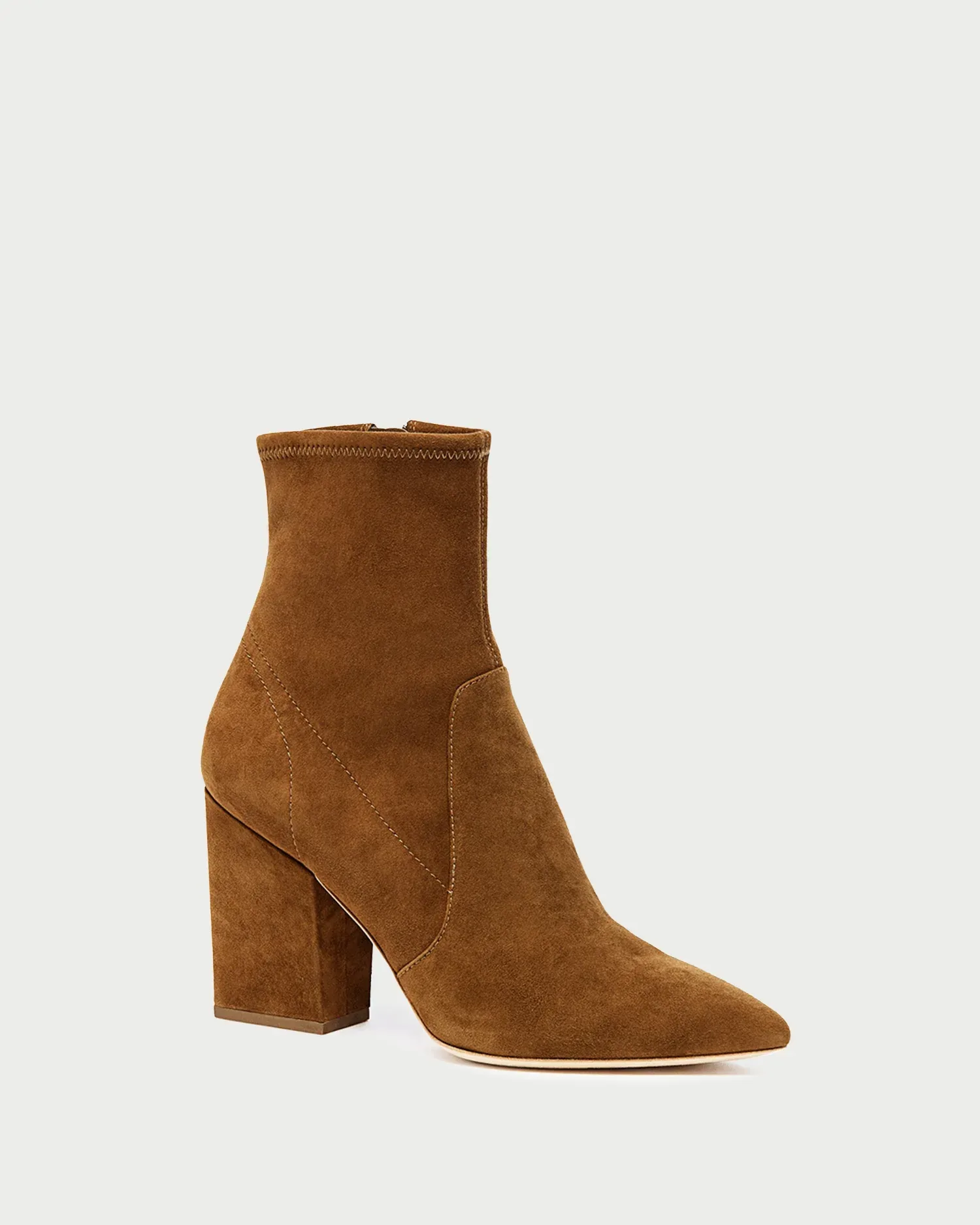 Isla Cacao Suede Ankle Bootie