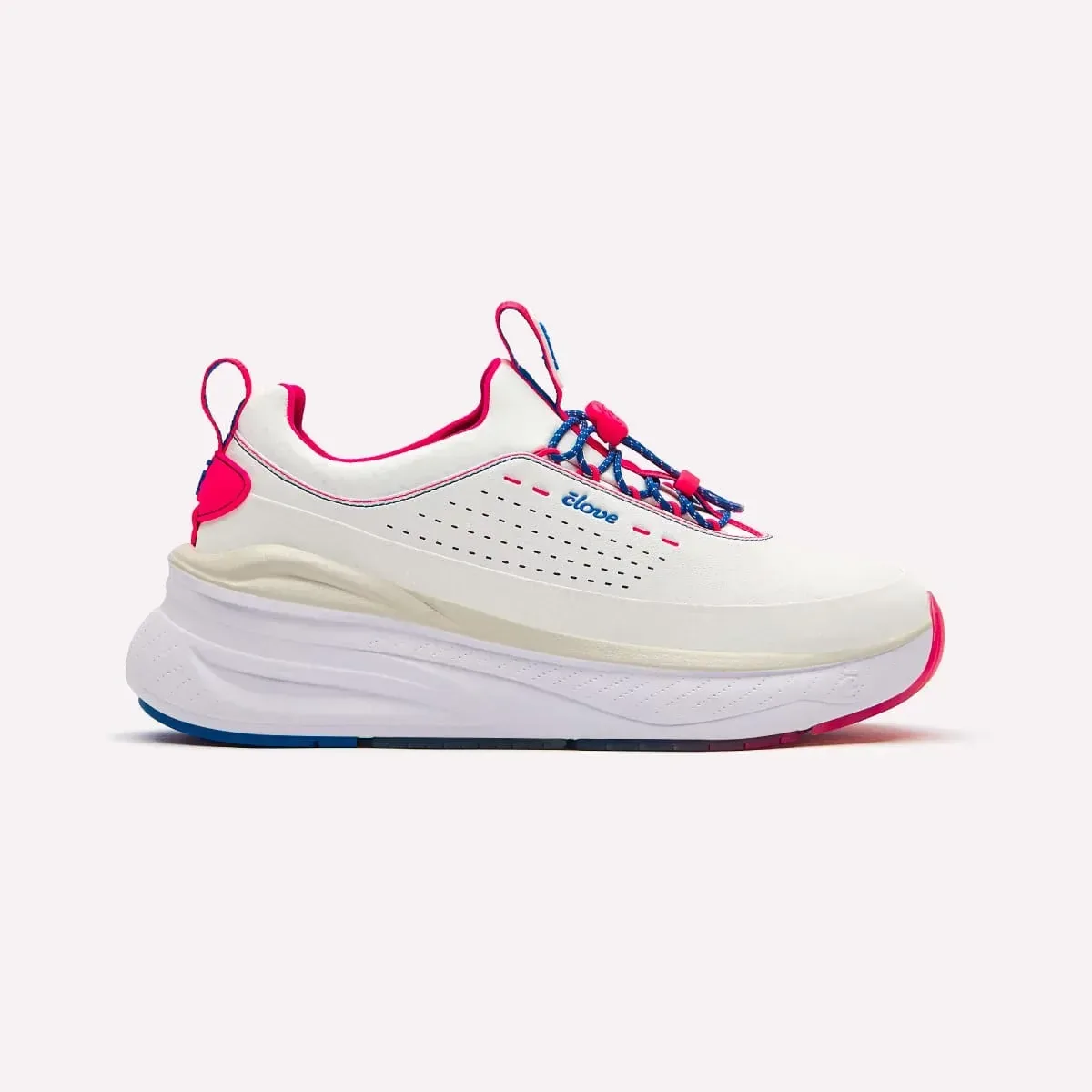 Men's Forte 2 – White / Electric Red / Blue