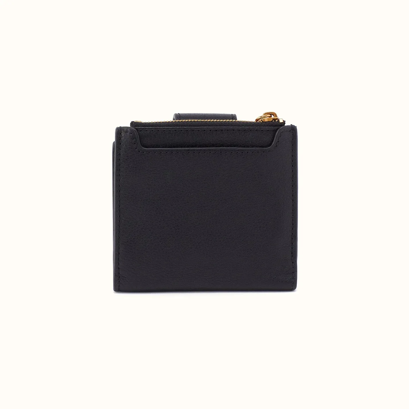Dunn Mini Wallet In Pebbled Leather – Black