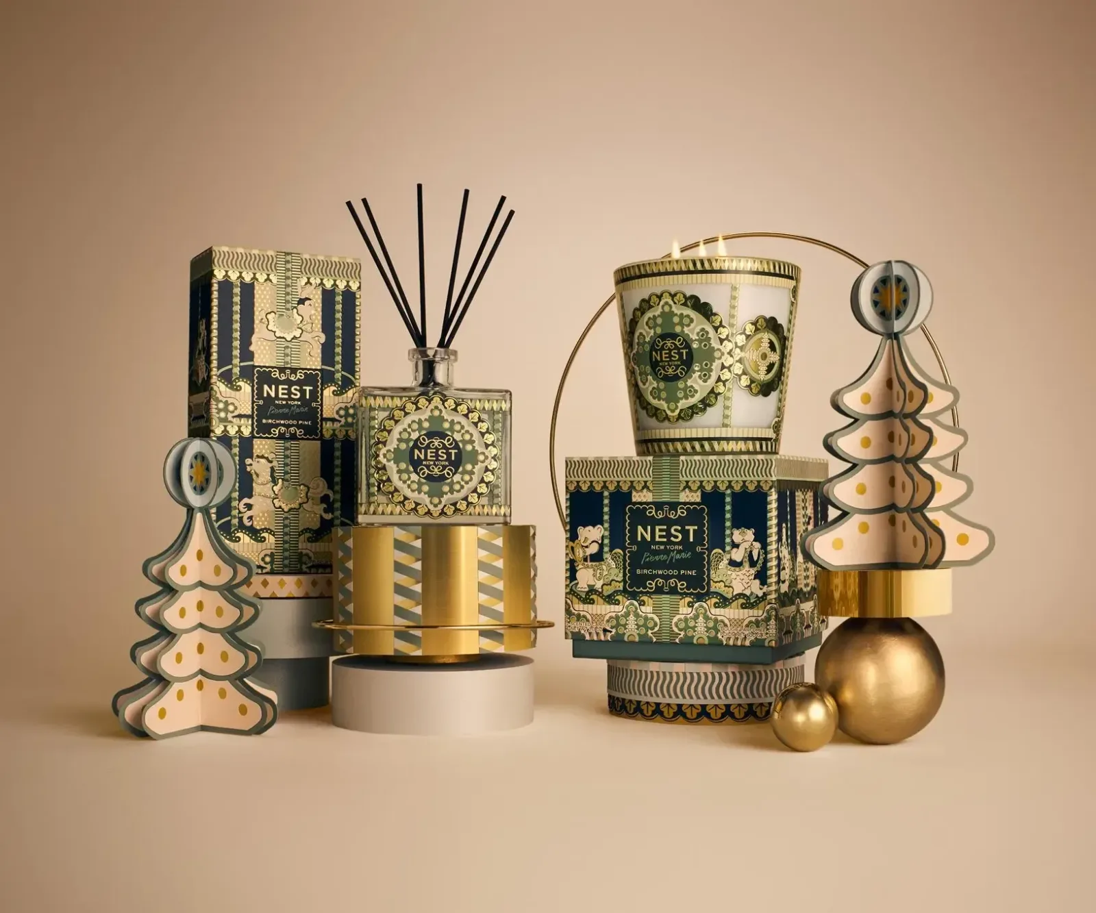 NEST New York x Pierre Marie Birchwood Pine Reed Diffuser