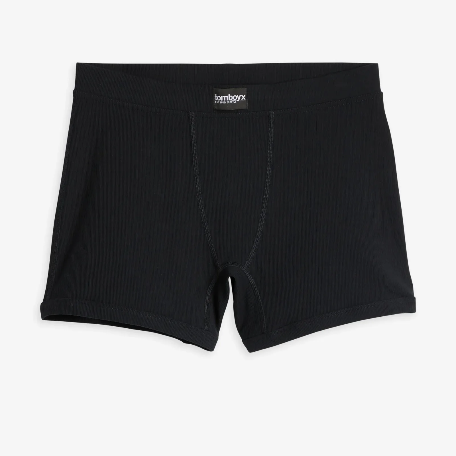 Bamboo Rib 4.5" Trunks – Black